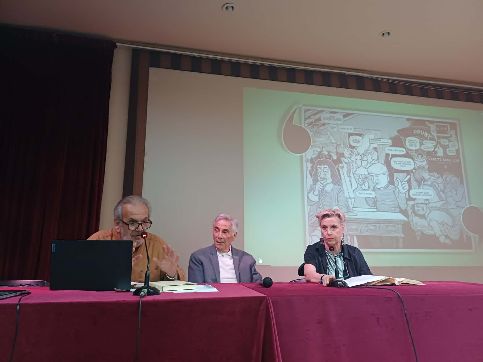 «Το Φιλοσοφικό Θέατρο» του Θεοδόση Πελεγρίνη παρουσιάστηκε στη Λάρισα (ΦΩΤΟ+video)