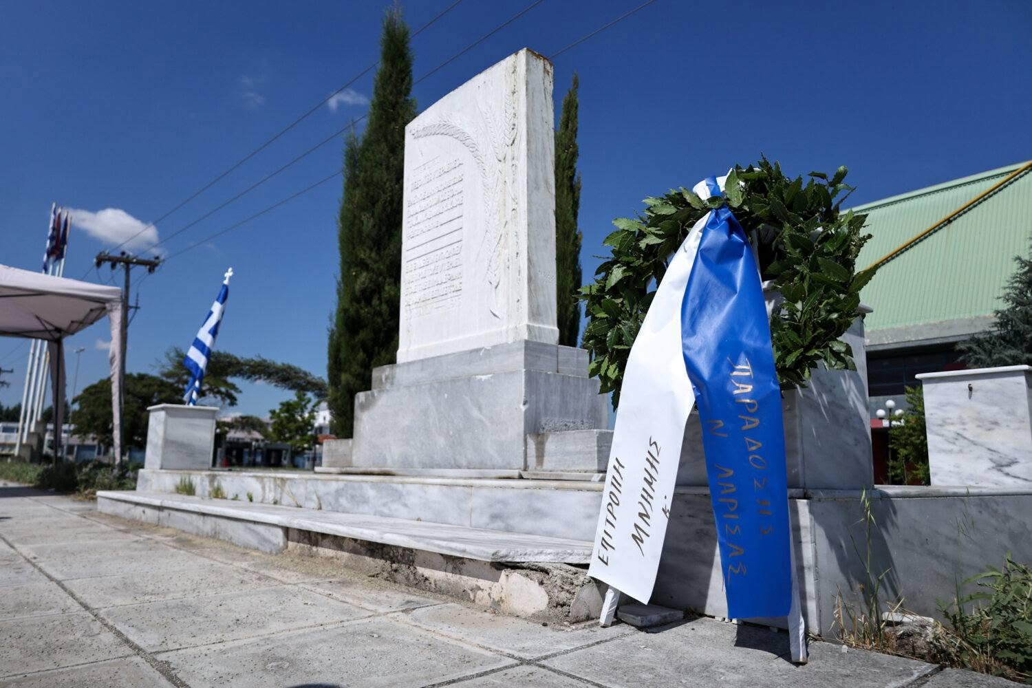 Τιμήθηκε η «Μάχη της Σημαίας» του 1917 στη Λάρισα, στο μνημείο στην οδό Καρδίτσης (ΦΩΤΟ+video)