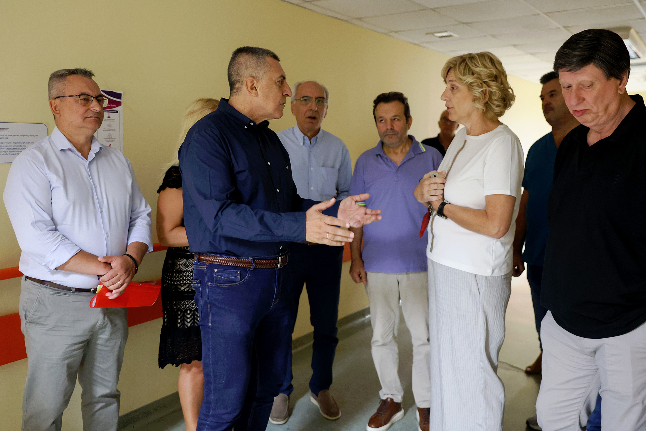 Στη Μονάδα Εντατικής Νοσηλείας Νεογνών του ΠΓΝΛ ο Δημήτρης Κουρέτας (ΦΩΤΟ)