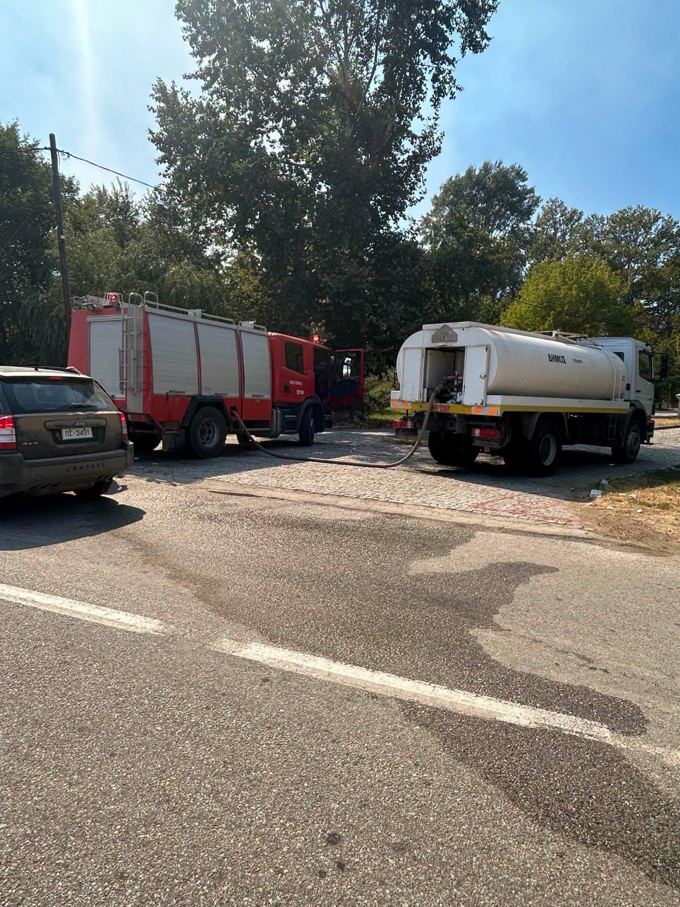 Καρδίτσα: Φωτιά στο Τιτάνιο όρος στη Μεταμόρφωση- Σηκώθηκαν 5 εναέρια μέσα (ΦΩΤΟ)