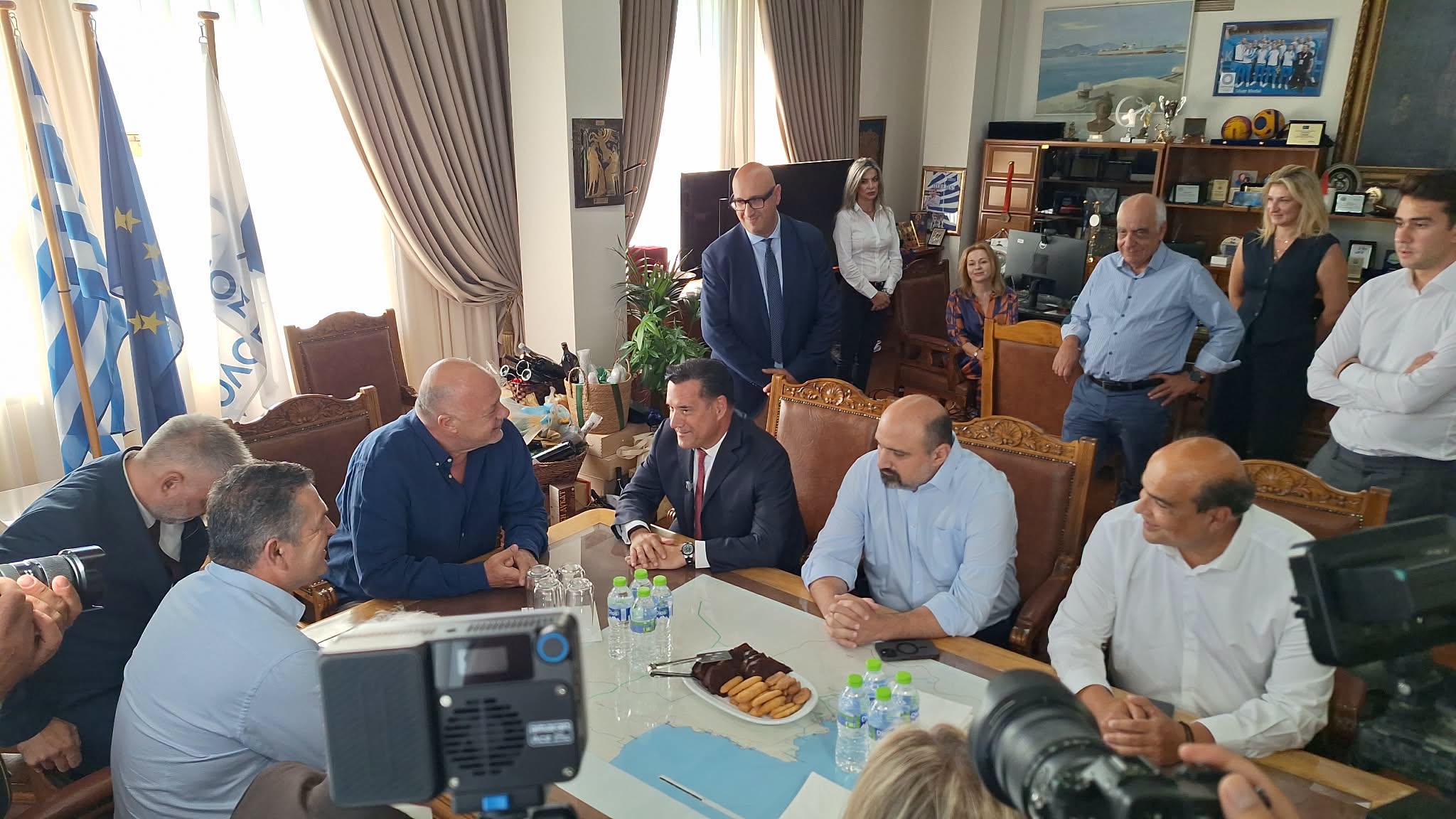 Στον Βόλο σήμερα βρέθηκε ο Άδωνις Γεωργιάδης – Τα νέα ΤΕΠ και το Ακτινοθεραπευτικό στο επίκεντρο