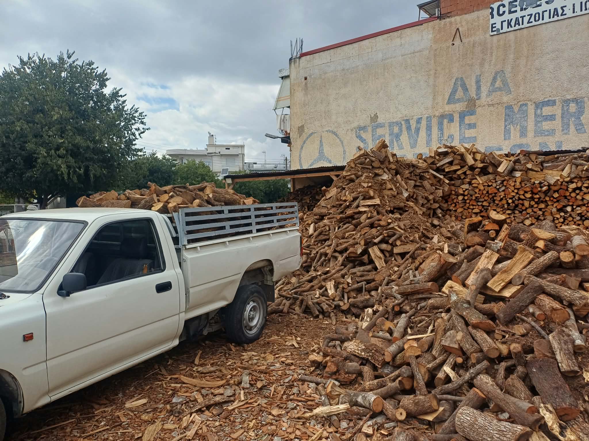 Αυξημένη η ζήτηση για καυσόξυλα στη Λάρισα - Σταθερές οι τιμές σε σχέση με πέρυσι (ΦΩΤΟ)