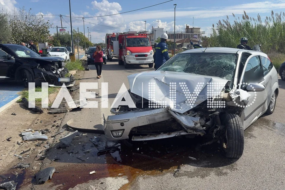 Τροχαίο στον Πύργο: Μία νεκρή και δύο σοβαρά τραυματίες έπειτα από μετωπική σύγκρουση αυτοκινήτων