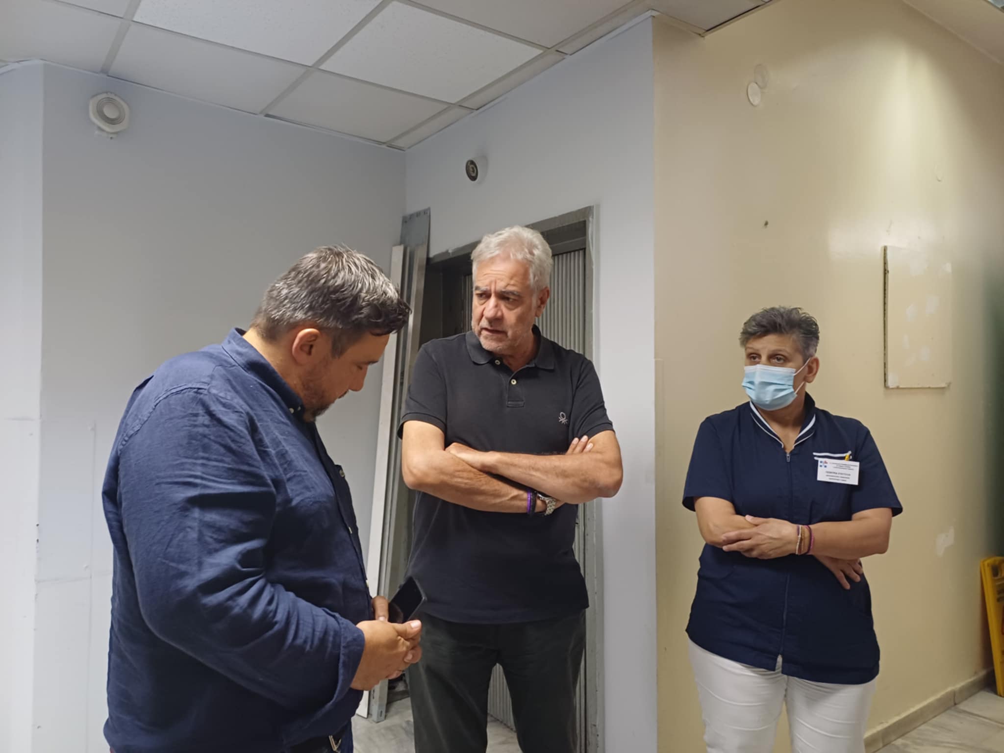 Στο Γενικό Νοσοκομείο Λάρισας ο Φώτης Σερέτης - Έμφαση σε υποδομές και στελέχωση (ΦΩΤΟ)