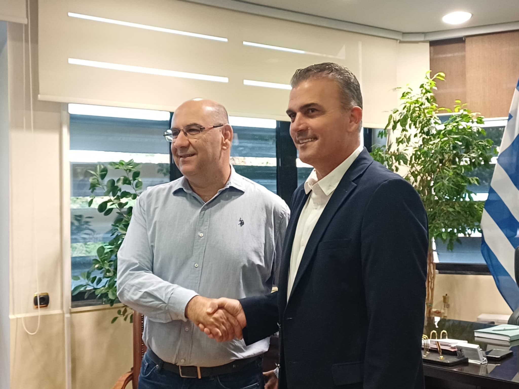 Αντιπροσωπεία του αδελφοποιημένου δήμου Λάρνακας στη Λάρισα (ΦΩΤΟ)