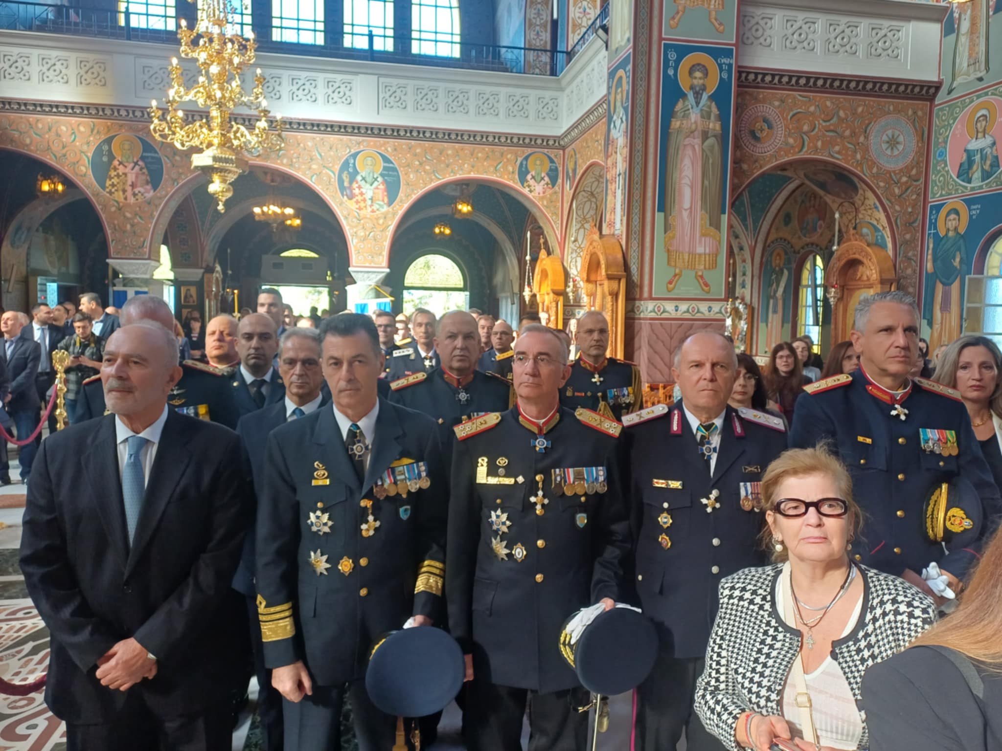 Λαμπρός εορτασμός στη Λάρισα: Πανηγυρικής  δοξολογία στον Άγιο Αχίλλιο για την επέτειο του ΟΧΙ (ΦΩΤΟ+video)