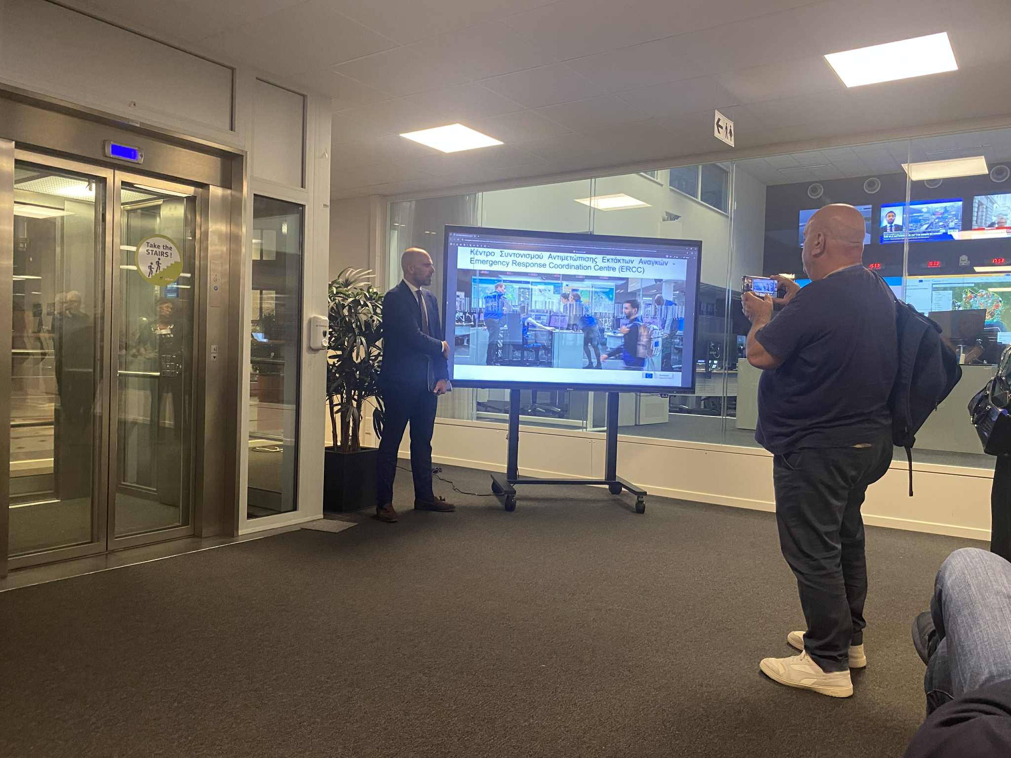 Στη καρδιά του Κέντρου Πολιτικής Προστασίας της Ευρώπης- το...άγρυπνο μάτι του Copernicus