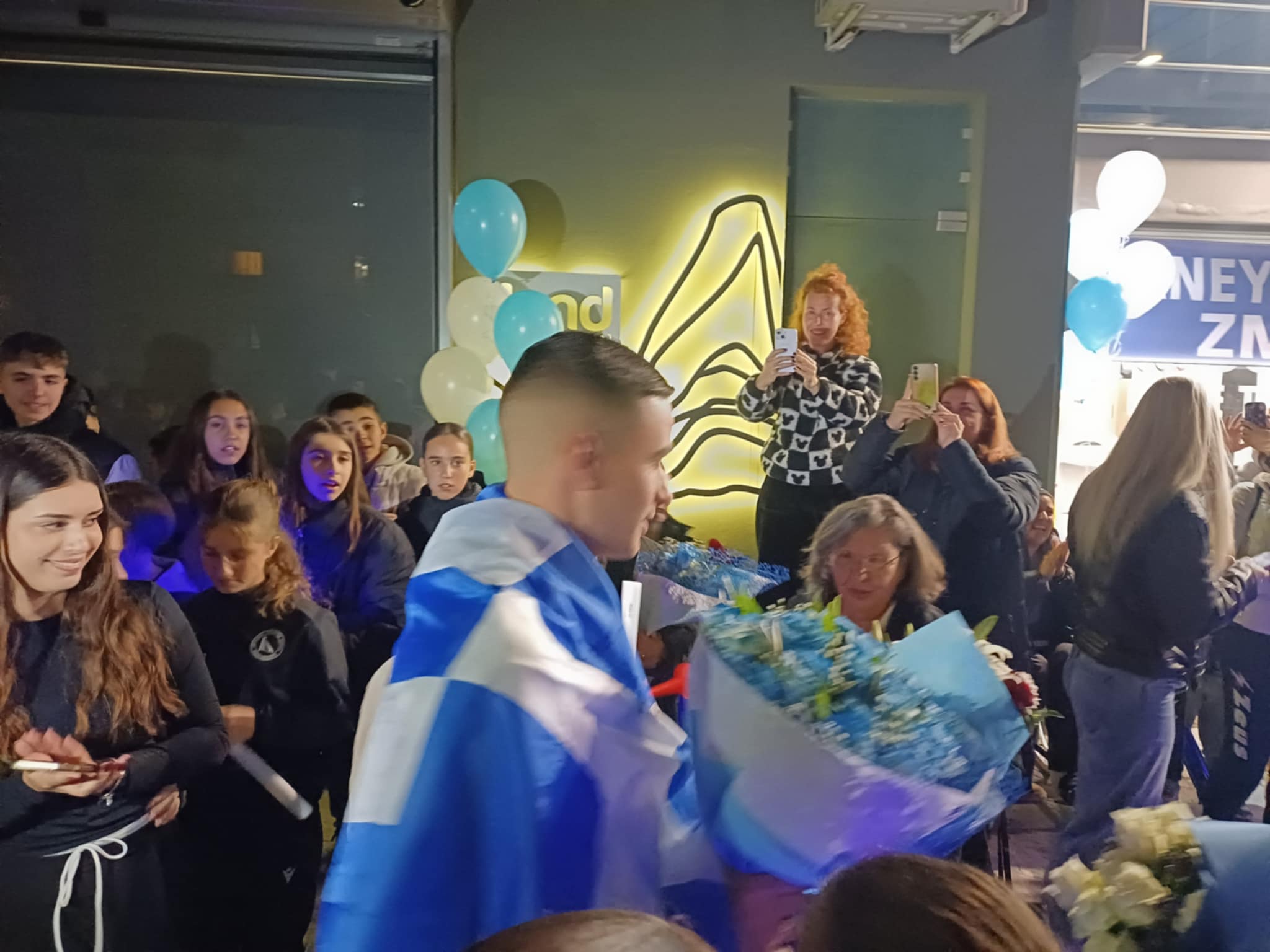 Θερμή υποδοχή στον Ευρωπαϊκό πρωταθλητή του Ταεκβοντό Γιώργο Ζμήτα απόψε στη Λάρισα (ΦΩΤΟ+video)