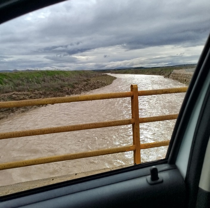 Στα 4.70 μετρα η στάθμη του Πηνειού στη Λάρισα με ρυθμό ανόδου 10 εκατ. την ώρα -σε επιφυλακή η ΔΕΥΑΛ