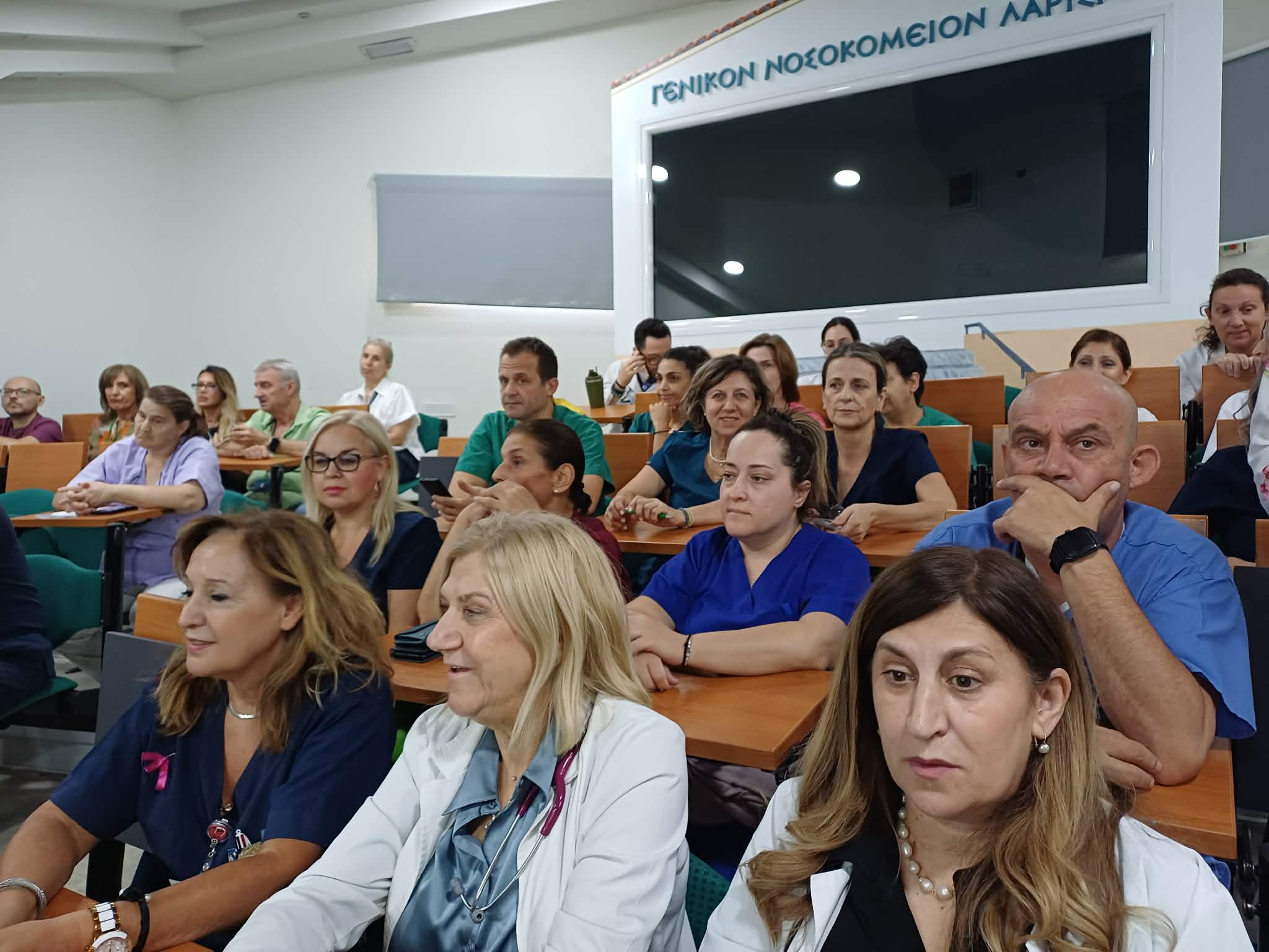Δράση Ενημέρωσης για την Υγιεινή και την Ασφάλεια των Εργαζομένων στο Γενικό Νοσοκομείο Λάρισας (ΦΩΤΟ)