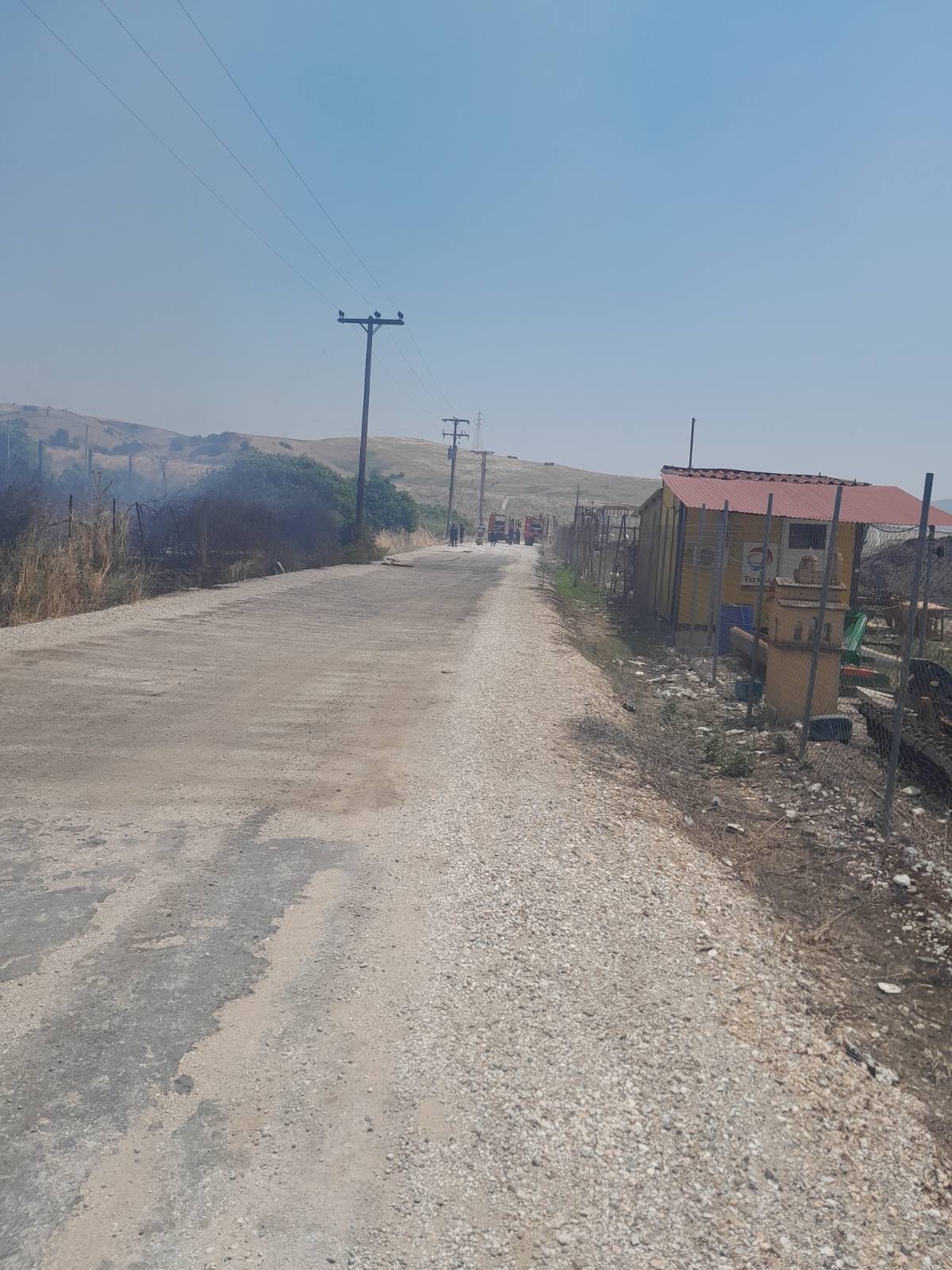 Φωτιά στην Συκεώνα, επενέβη η Πυροσβεστική και ο Δήμος Παλαμά