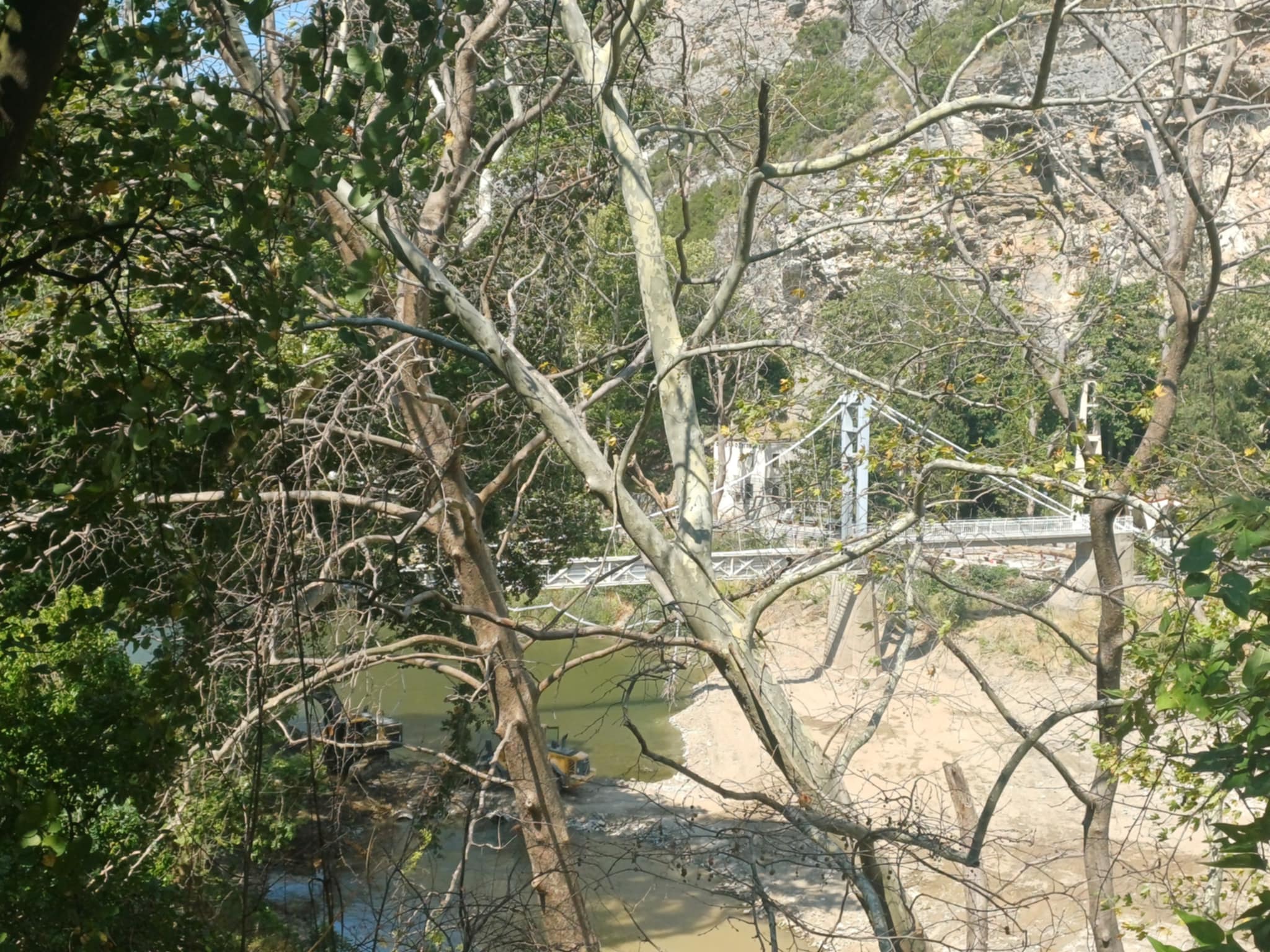 Ξεκινούν τη Δευτέρα  21 Ιουλίου οι εργασίες αποκατάστασης στην Κρεμαστή Γέφυρα των Τεμπών (ΦΩΤΟ)