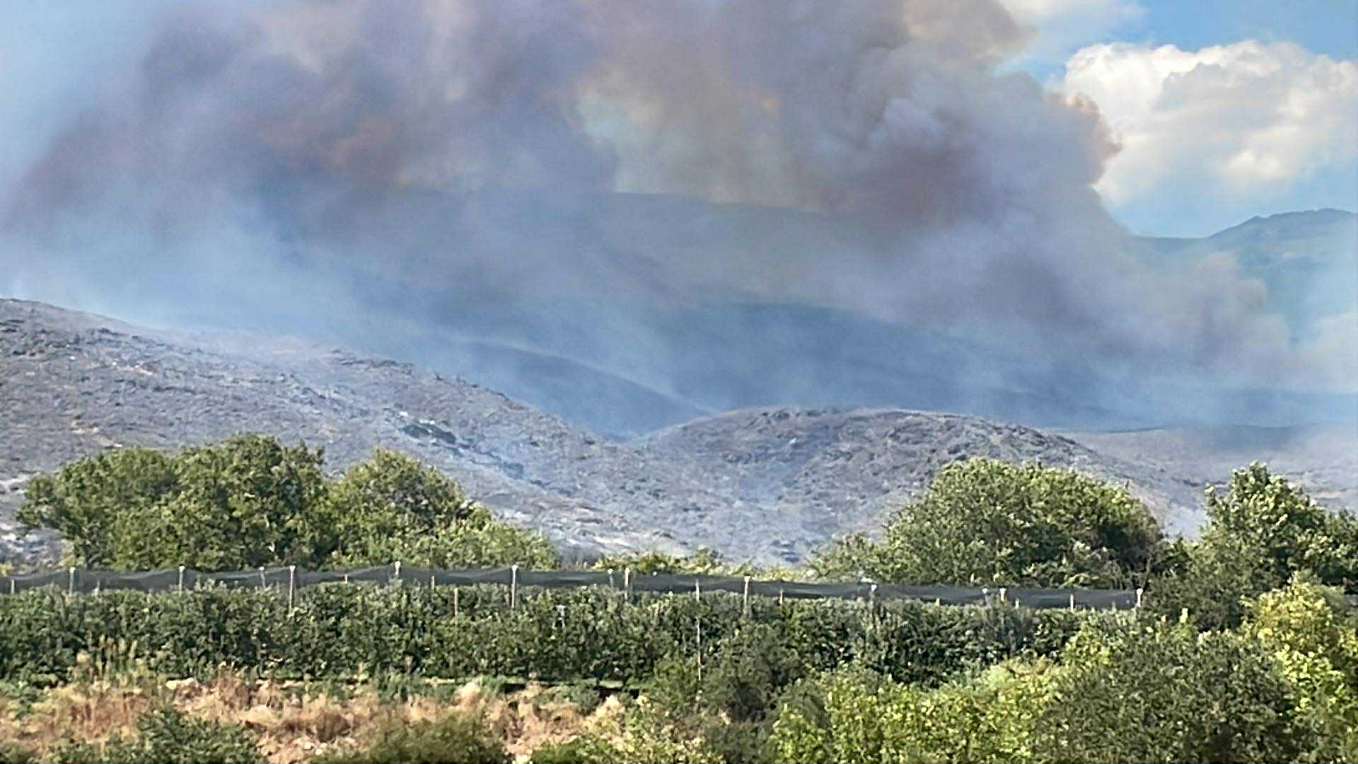 Συναγερμός το μεσημερι για μεγάλη φωτιά στην Αγιά- 6 αεροσκάφη και ισχυρές επίγειες δυναμεις στη μαχη (ΦΩΤΟ)