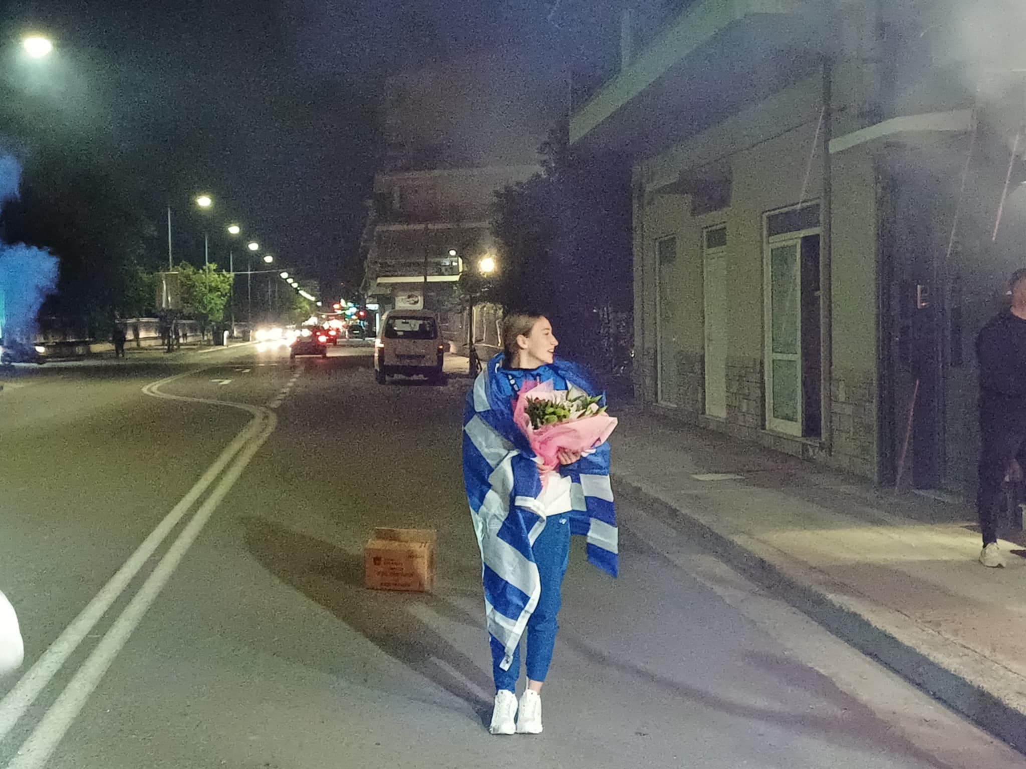 Η θερμή υποδοχή της Χριστιάνας Ιακωβάκη της Λαρισαία που λάμπει διεθνώς! (ΦΩΤΟ+video)