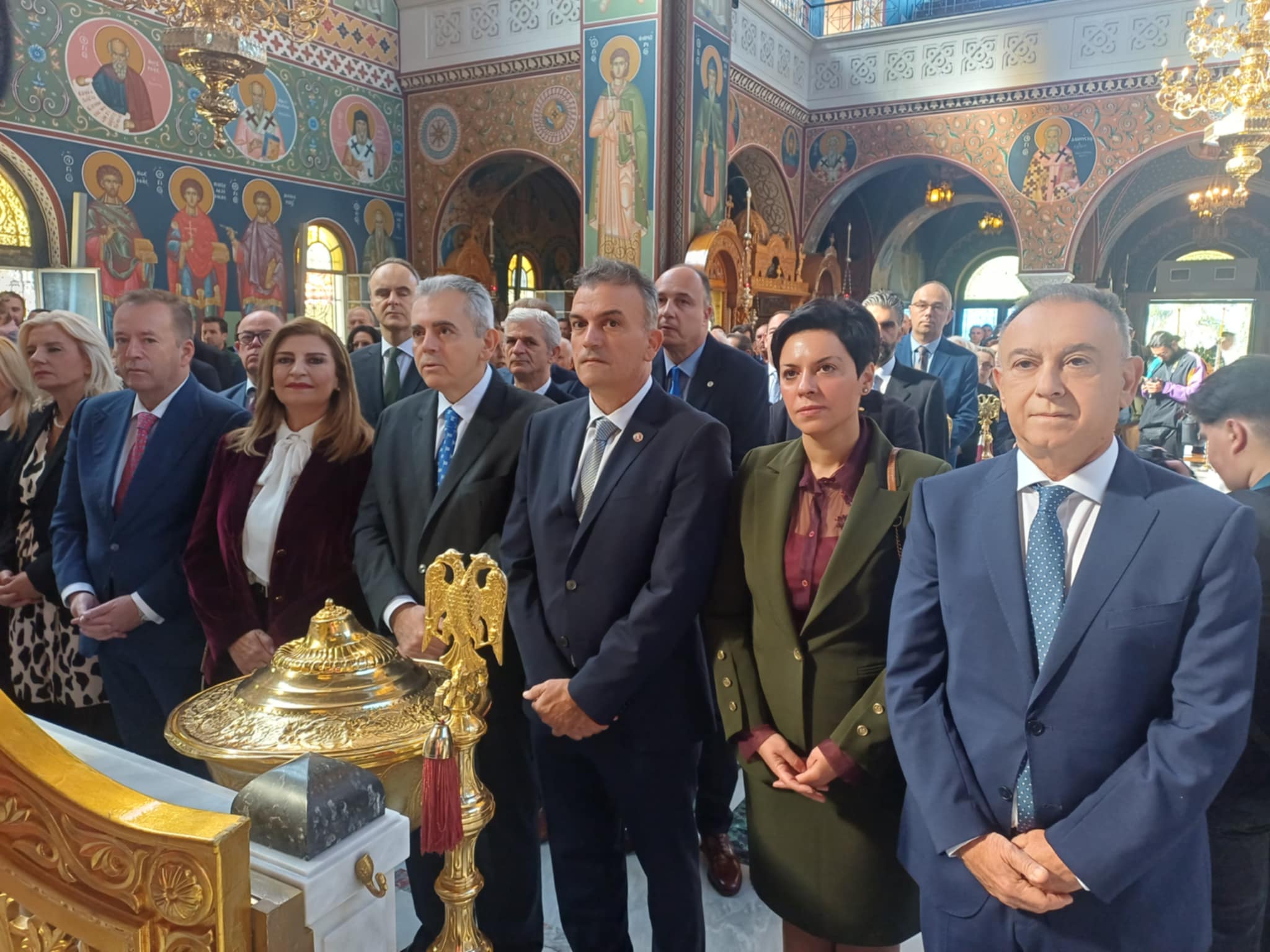 Λαμπρός εορτασμός στη Λάρισα: Πανηγυρικής  δοξολογία στον Άγιο Αχίλλιο για την επέτειο του ΟΧΙ (ΦΩΤΟ+video)