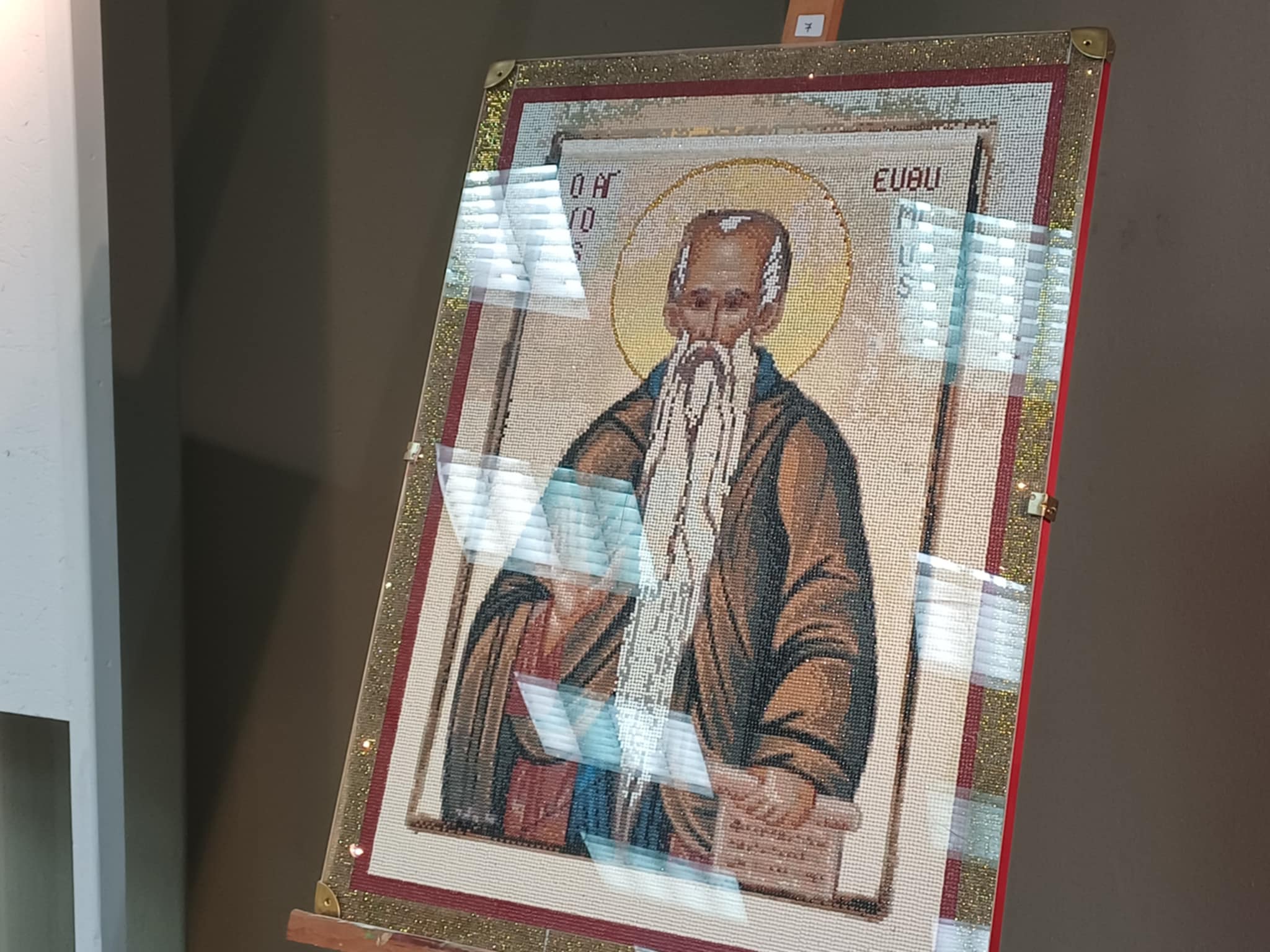 Λάρισα: Λειτουργεί μέχρι 22 Νοεμβρίου στο Χατζηγιάννειο η ενδιαφέρουσα 3η Έκθεση Ψηφιδωτού με διαμαντάκια (ΦΩΤΟ)