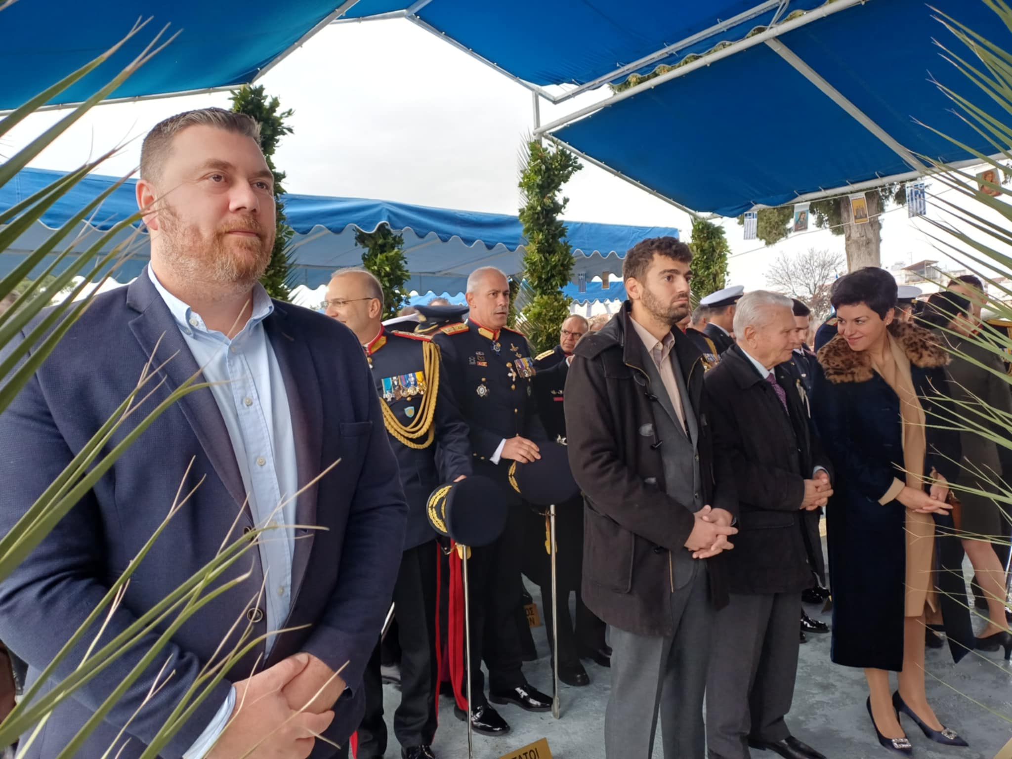 Με λαμπρότητα ο εορτασμός της Αγίας Βαρβάρας στο στρατόπεδο Μπουγά στη Λάρισα (ΦΩΤΟ+video)