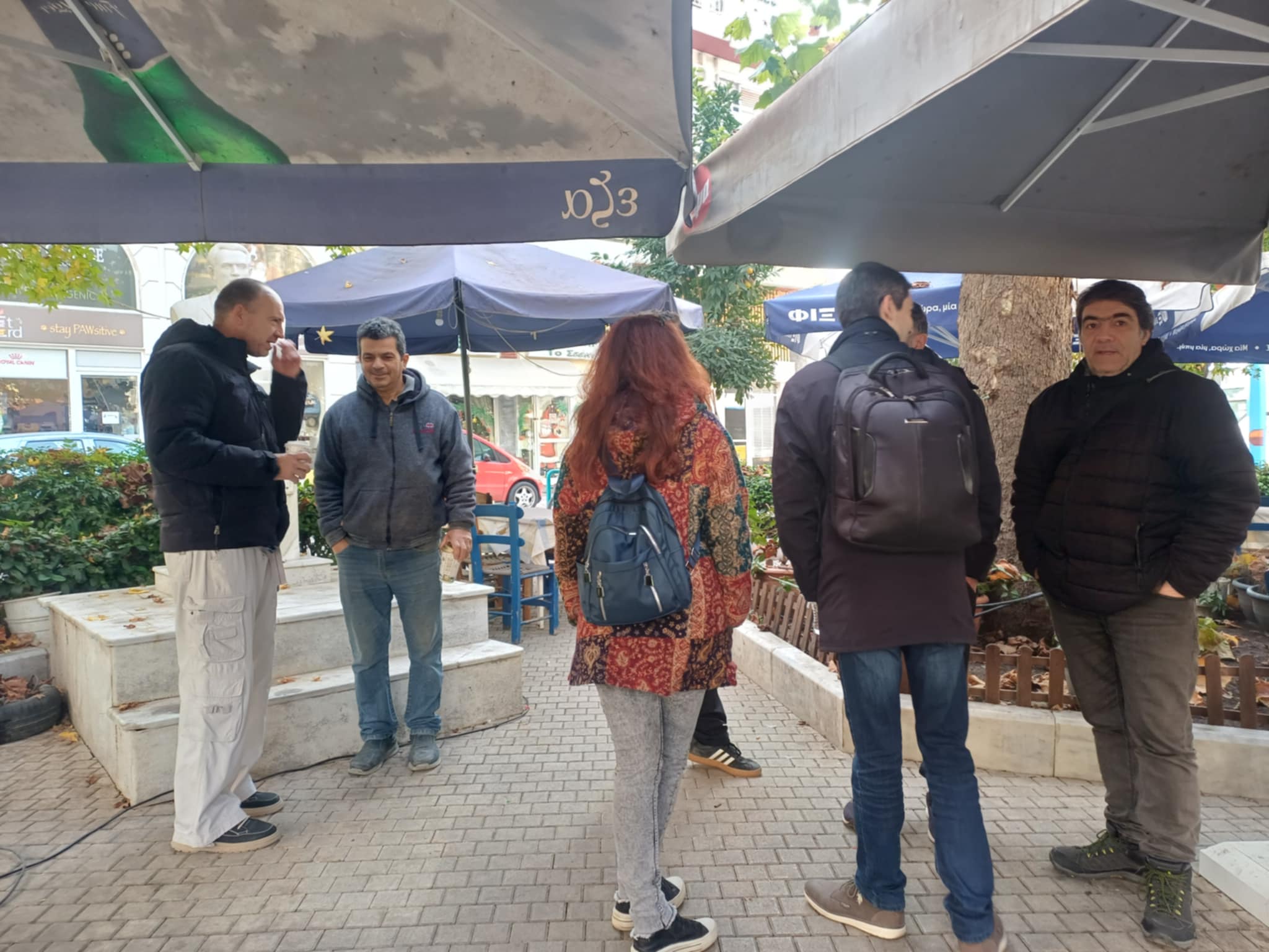 Απεργιακή συγκέντρωση πραγματοποίησαν οι οικοδόμοι της Λάρισας (ΦΩΤΟ)