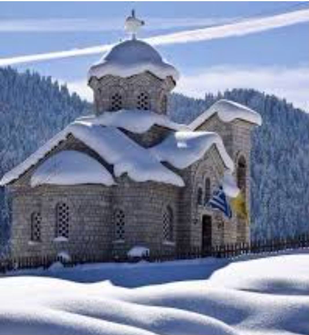 Χιονισμένο πανέμορφο Περτούλι: Το Νταβός της Ελλάδας (ΦΩΤΟ)