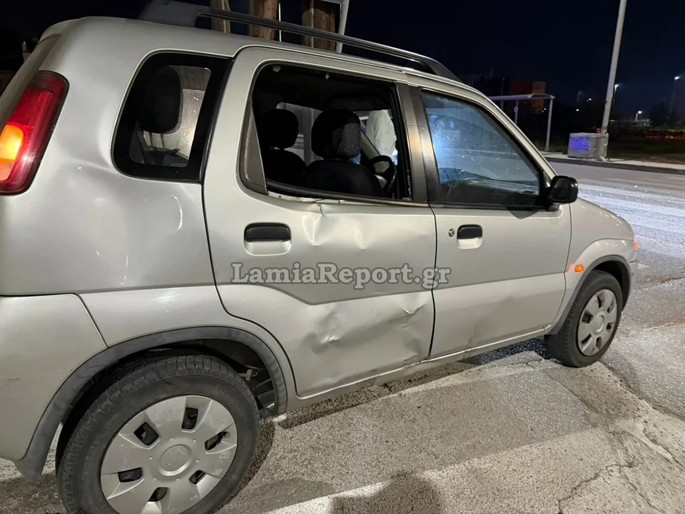 Λαμία: Σοβαρό τροχαίο με ντελιβερά -Τραυματίστηκε ο δικυκλιστής [εικόνες]