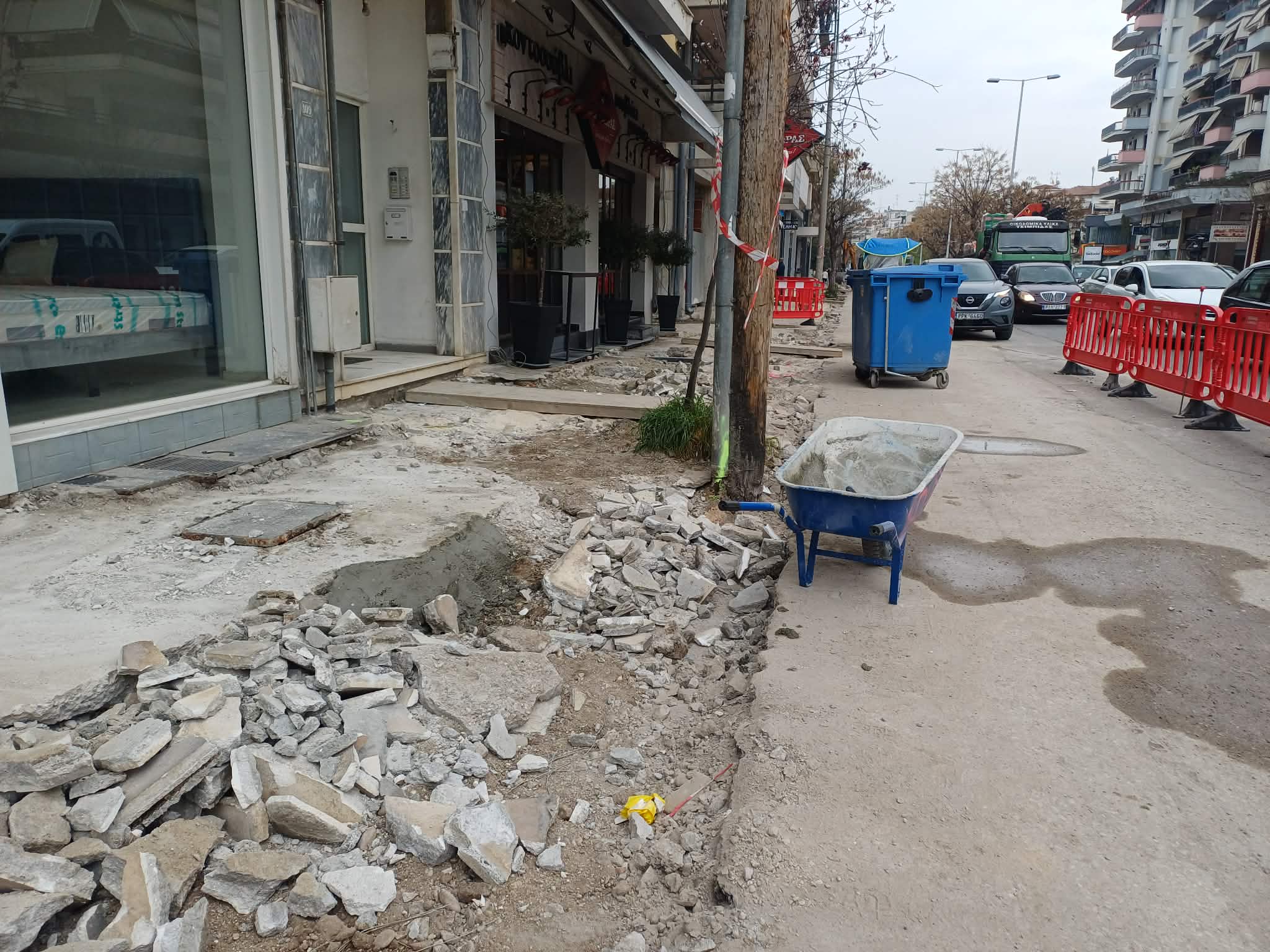 Πραγματικό εργοτάξιο η πόλη της Λάρισας - Σε εξέλιξη εκτεταμένες εργασίες (ΦΩΤΟ)