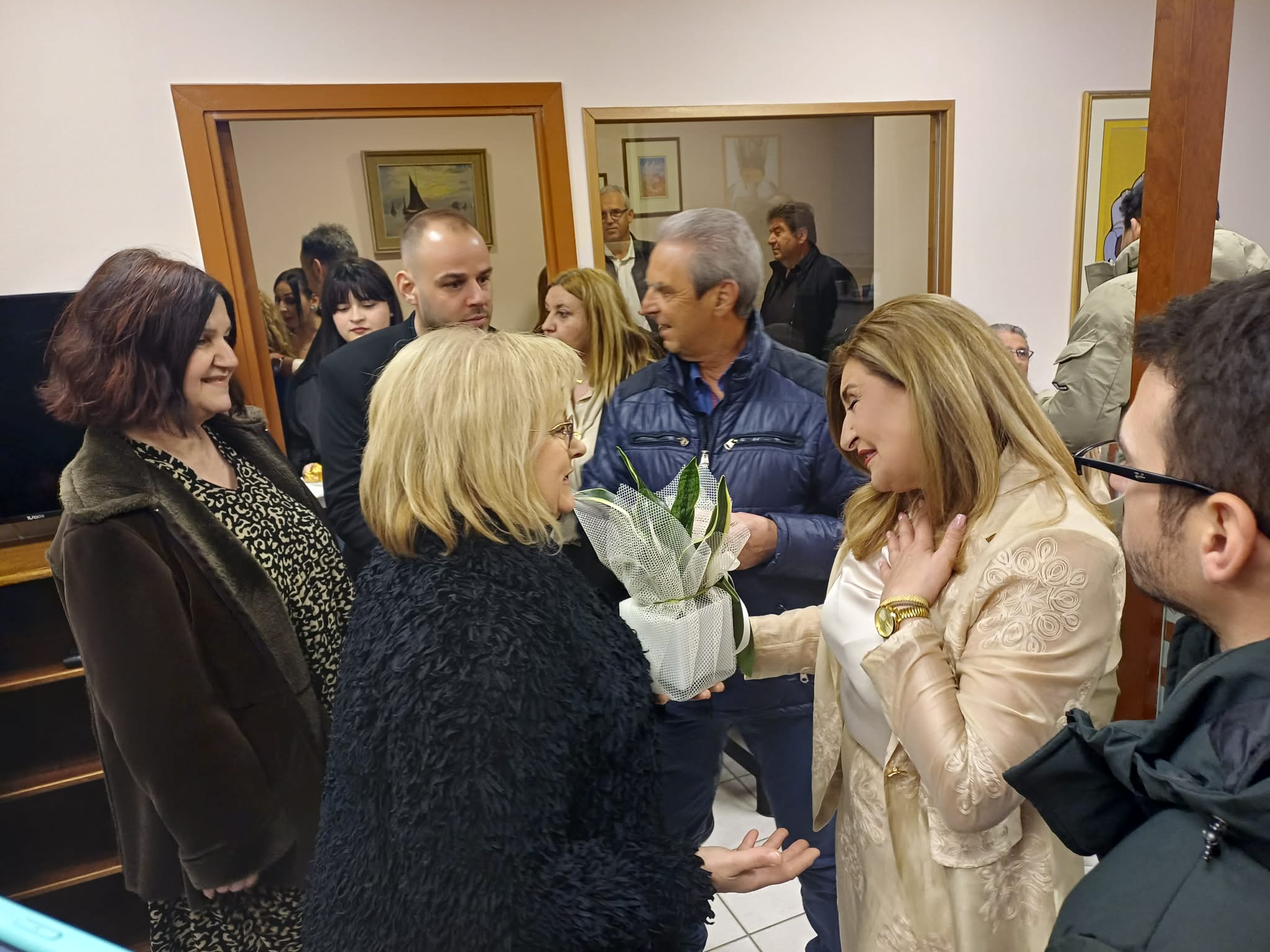 Ευχές δέχθηκε η Ευαγγελία Λιακούλη για την ονομαστική της εορτή (ΦΩΤΟ)