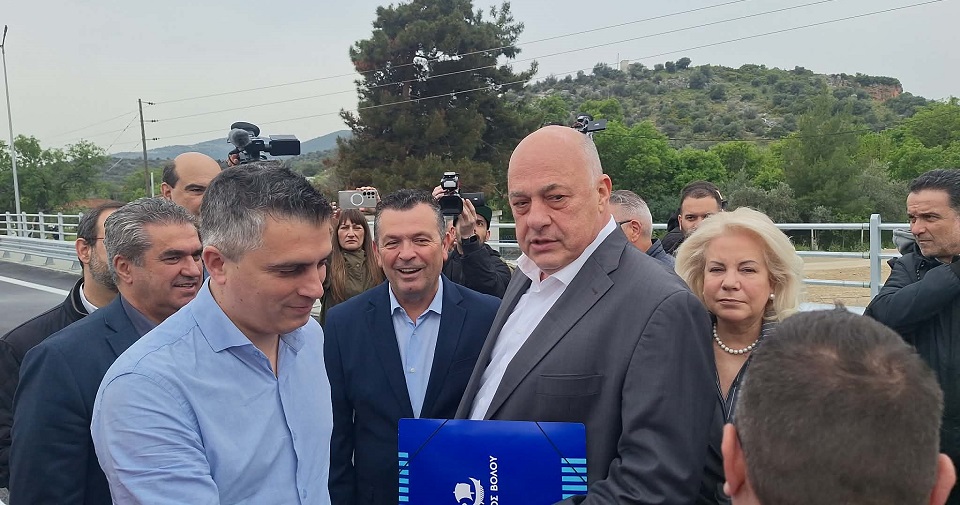 Πααρδόθηκε στην κυκλοφορία η γέφυρα στο Αλιγαρόρεμα- παρουσία Χρ. Δήμα η τελετή των εγκαινίων (ΦΩΤΟ+video)
