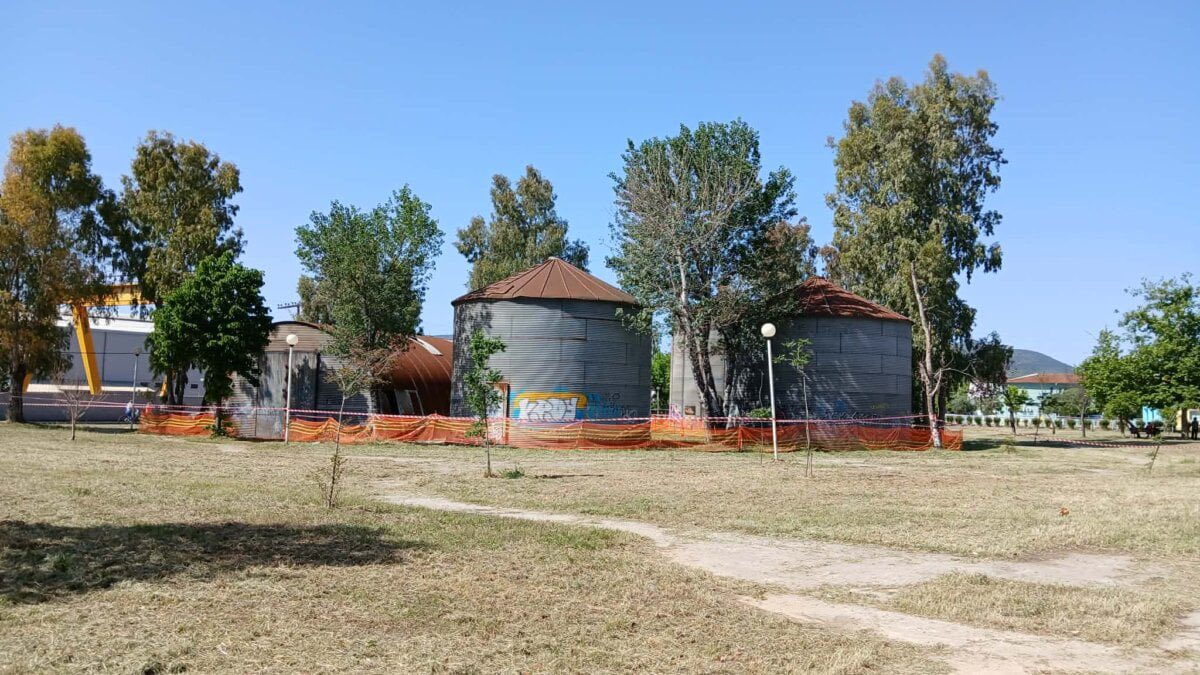 Κατεδάφισε τα παλιά σιλό η Μπέος πίσω από τη ΜΕΤΚΑ για να διαμορφώσει πάρκο (ΦΩΤΟ+video)