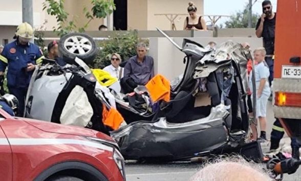 Ρόδος: Μάνα και κόρη οι δύο νεκρές στο φρικτό τροχαίο