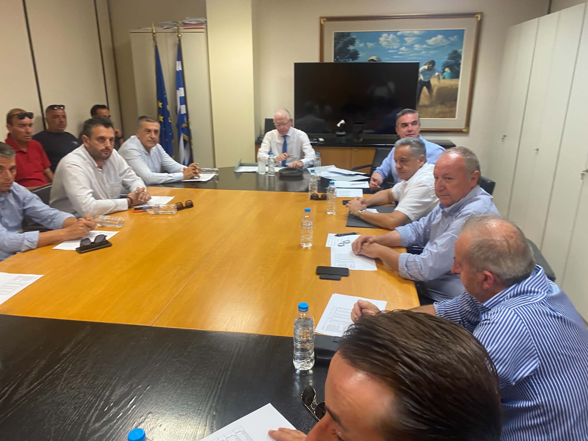 Στον πρόεδρο του ΕΛΓΑ σήμερα Δημ. Κουρέτας-Στ. Τσικριτσής για τις ζημιές από το χαλάζι