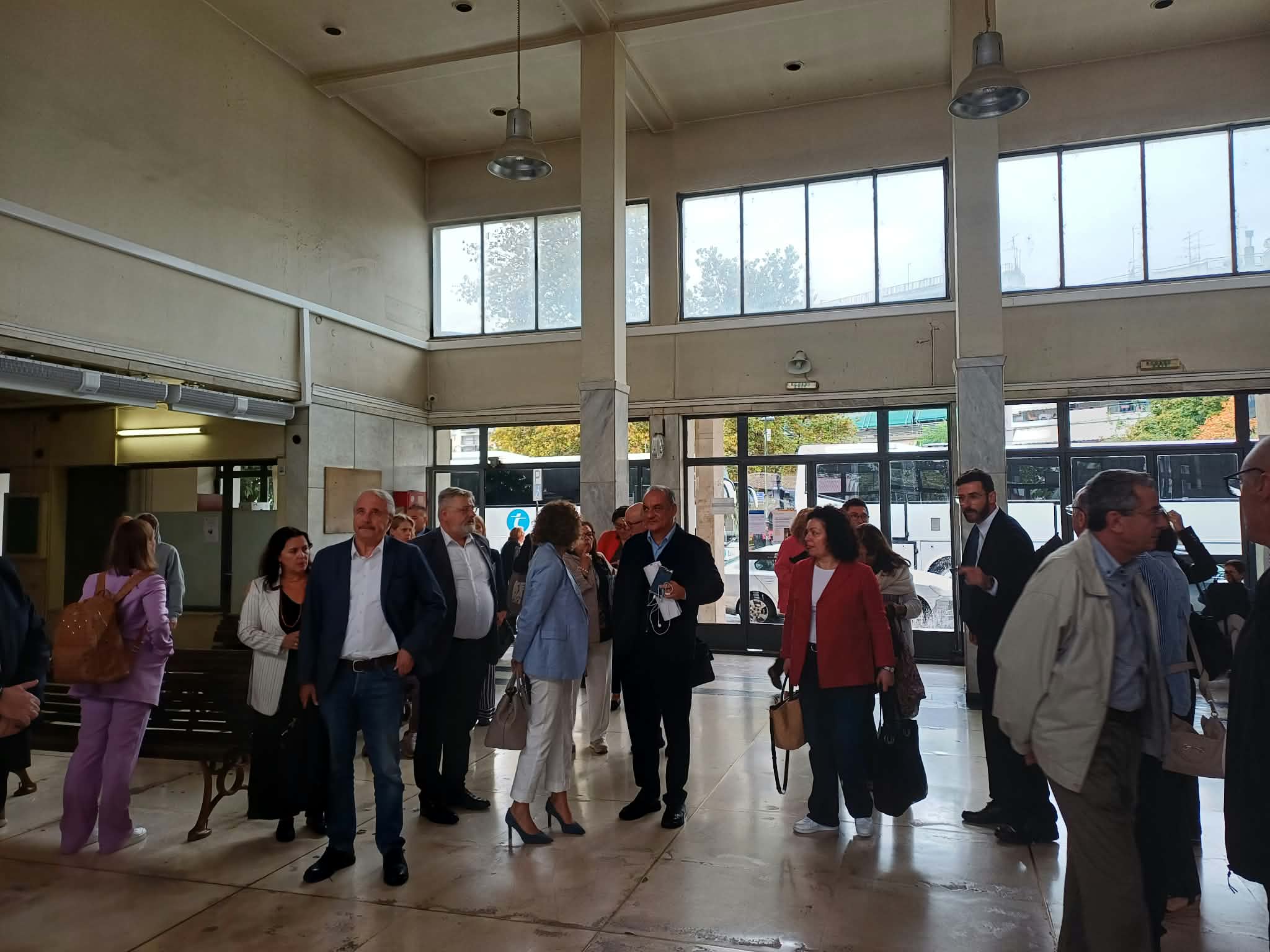 Στο Κέντρο Τηλεδιοίκησης του ΟΣΕ στη Λάρισα η αντιπροσωπεία των ευρωβουλευτών (ΦΩΤΟ)