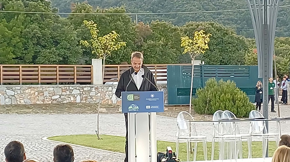 Κυρ. Μητσοτάκης από Όλυμπο: Να θωρακιστεί αυτό το ξεχωριστό οικοσύστημα και να κρατήσει ζωντανή την πολιτισμική του ταυτότητα