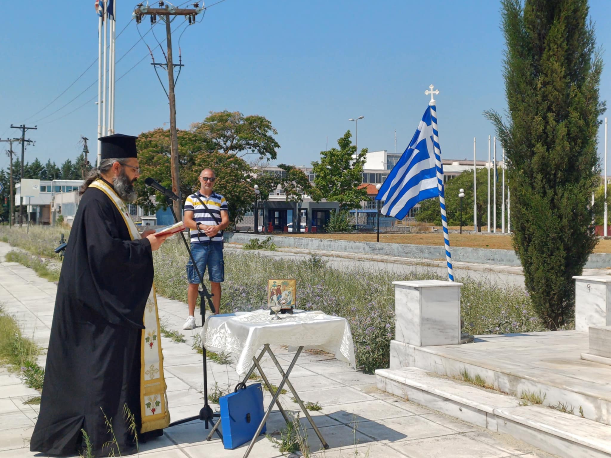 Τιμήθηκε στη Λάρισα για δε΄κατη συνεχή χρονιά η  «Μάχη της Σημαίας». (ΦΩΤΟ+video)