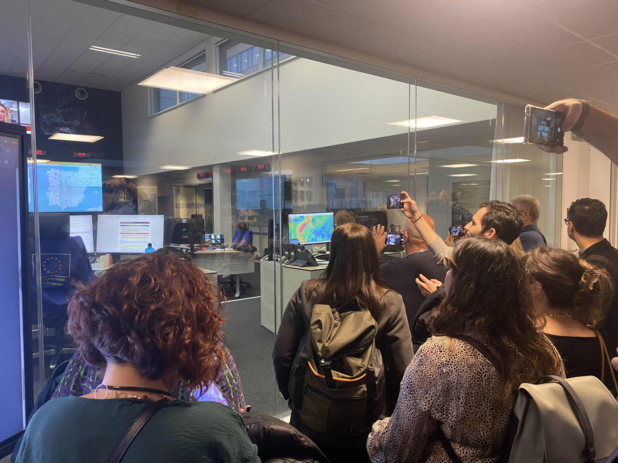 Στη καρδιά του Κέντρου Πολιτικής Προστασίας της Ευρώπης- το...άγρυπνο μάτι του Copernicus