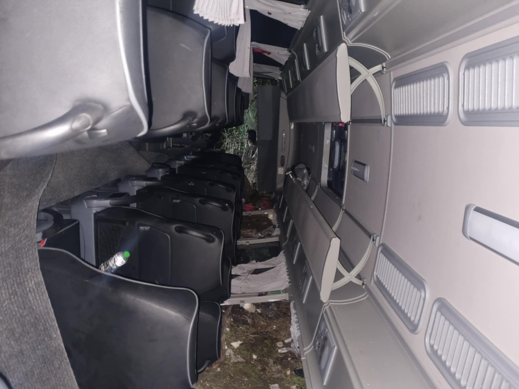 Γυναίκες από τη Λάρισα μετέφερε το λεωφορείο που ανετράπη στο Ριζόμυλο- πήγαιναν για αρτοκλασία (ΦΩΤΟ)