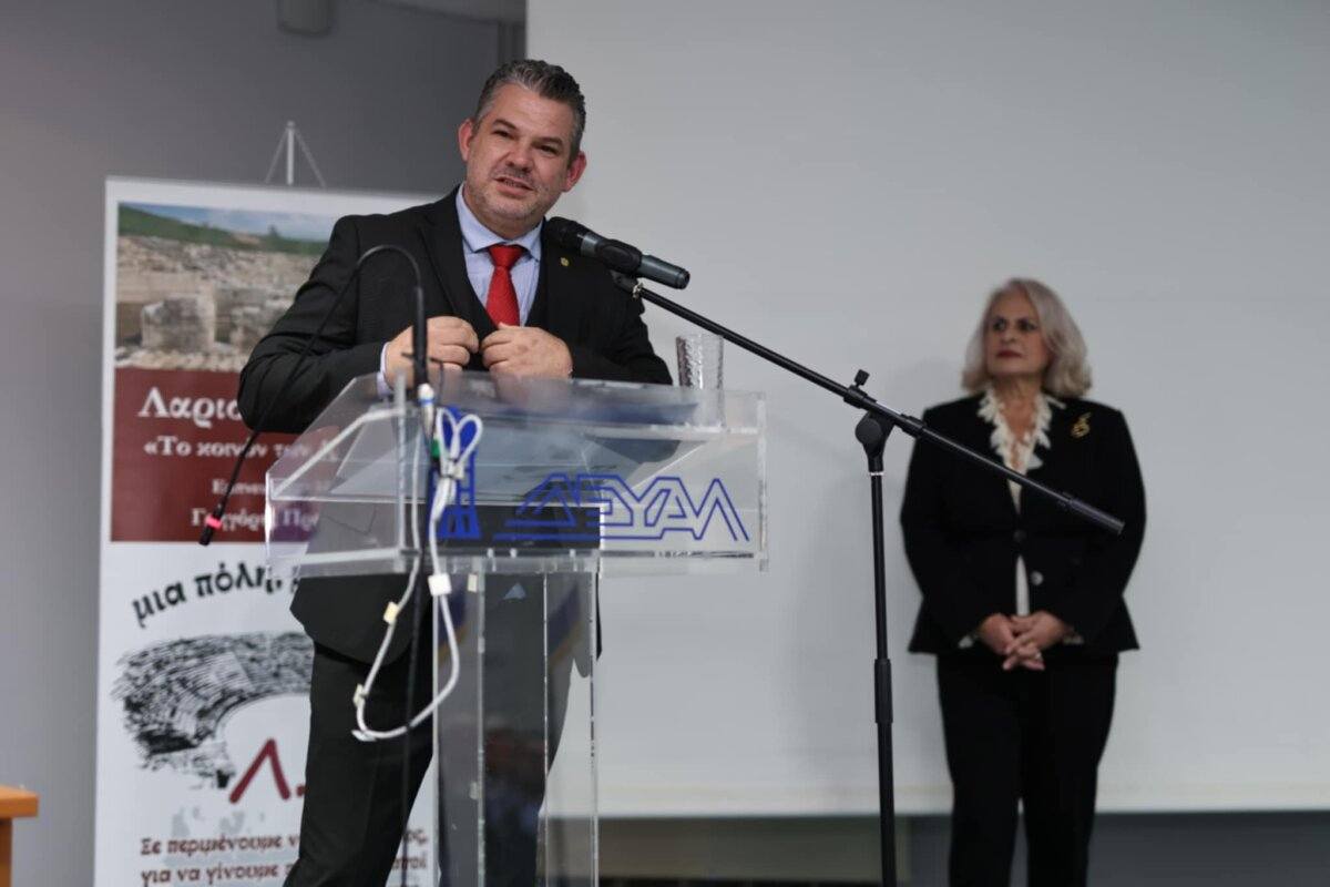 Δριμεία κριτική Βαληνάκη στην κυβέρνηση από τη Λάρισα για την ακολουθούμενη πολιτική απέναντι στην Τουρκία (ΦΩΤΟ)