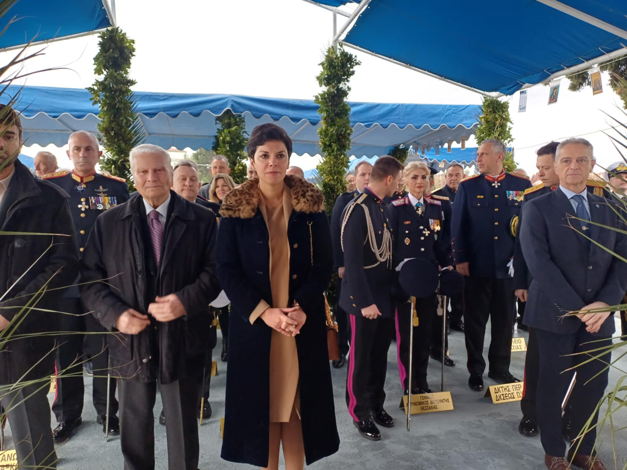 Με λαμπρότητα ο εορτασμός της Αγίας Βαρβάρας στο στρατόπεδο Μπουγά στη Λάρισα (ΦΩΤΟ+video)