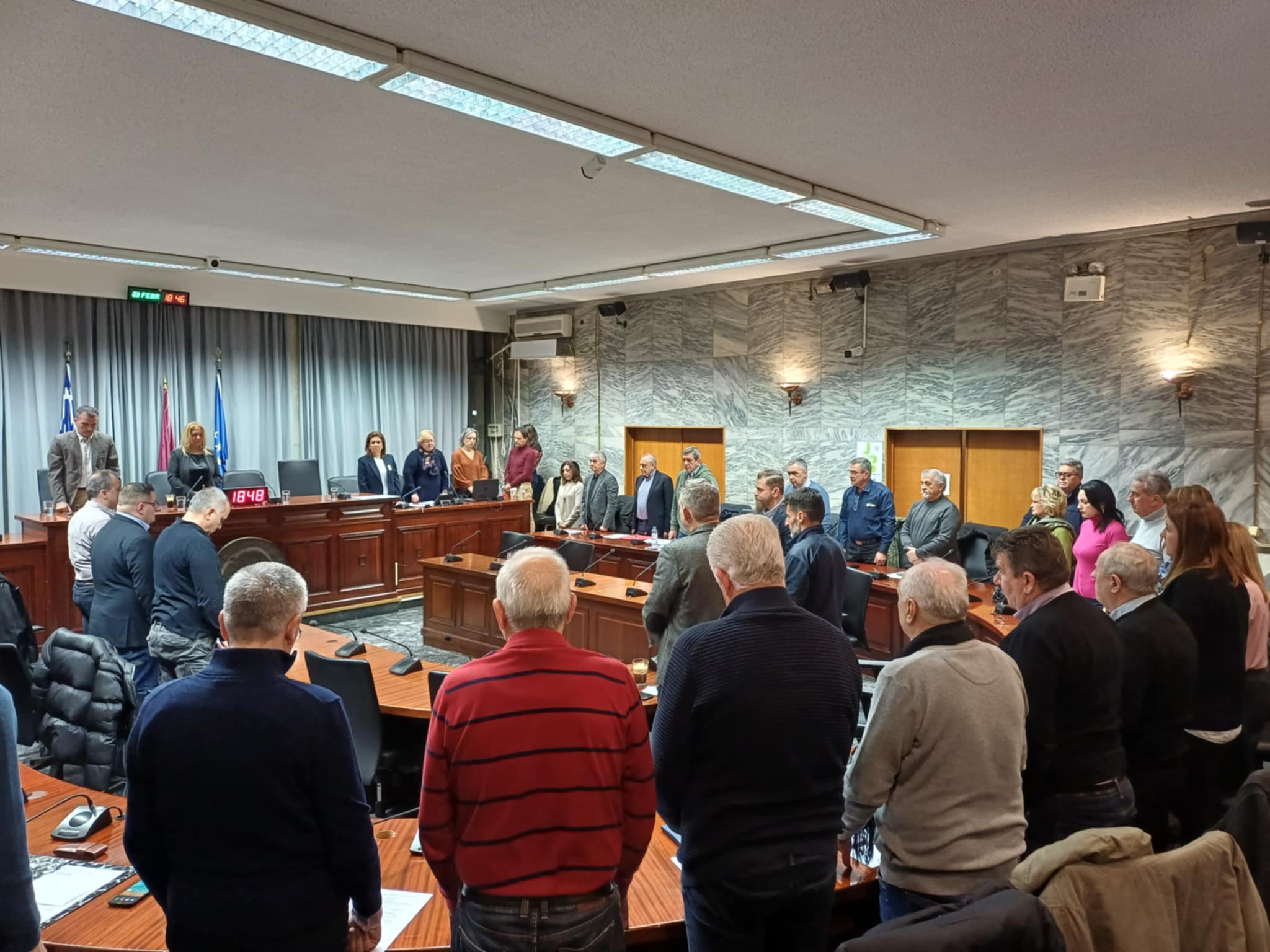 Συνεδρίασε το δημοτικό συμβούλιο Λάρισας με 16 θέματα στην ημερήσια διάταξη- ενός λεπτού σιγή στην έναρξη (ΦΩΤΟ)