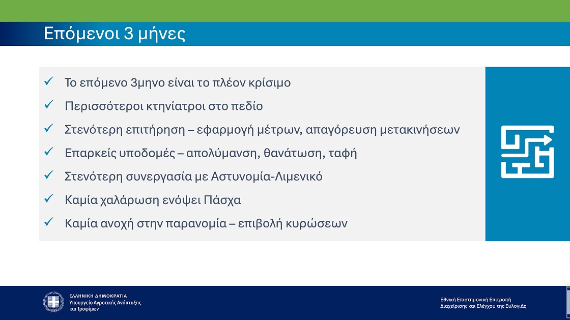 ΕΕΕΔΕΕ: «Το επόμενο τρίμηνο είναι το πλέον κρίσιμο για την ευλογιά»- Λάρισα, Μαγνησία στις περιοχές με τα πολλά κρούσματα