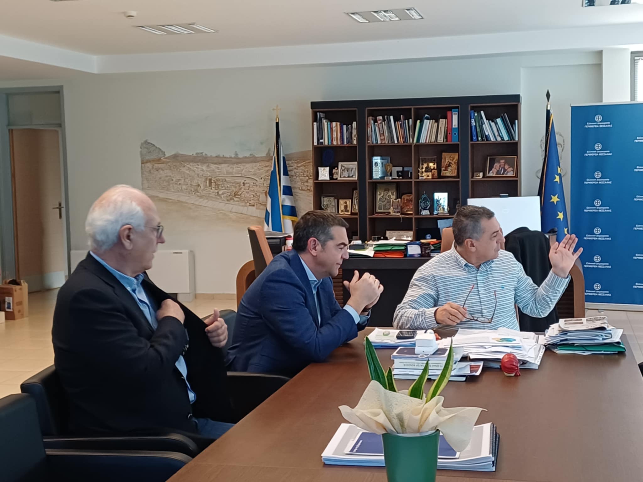 Επίσκεψη Αλέξη Τσίπρα στον Κουρέτα-το βράδυ η ομιλία του με την παρουσίαση του βιβλίου του «Ιθάκη»