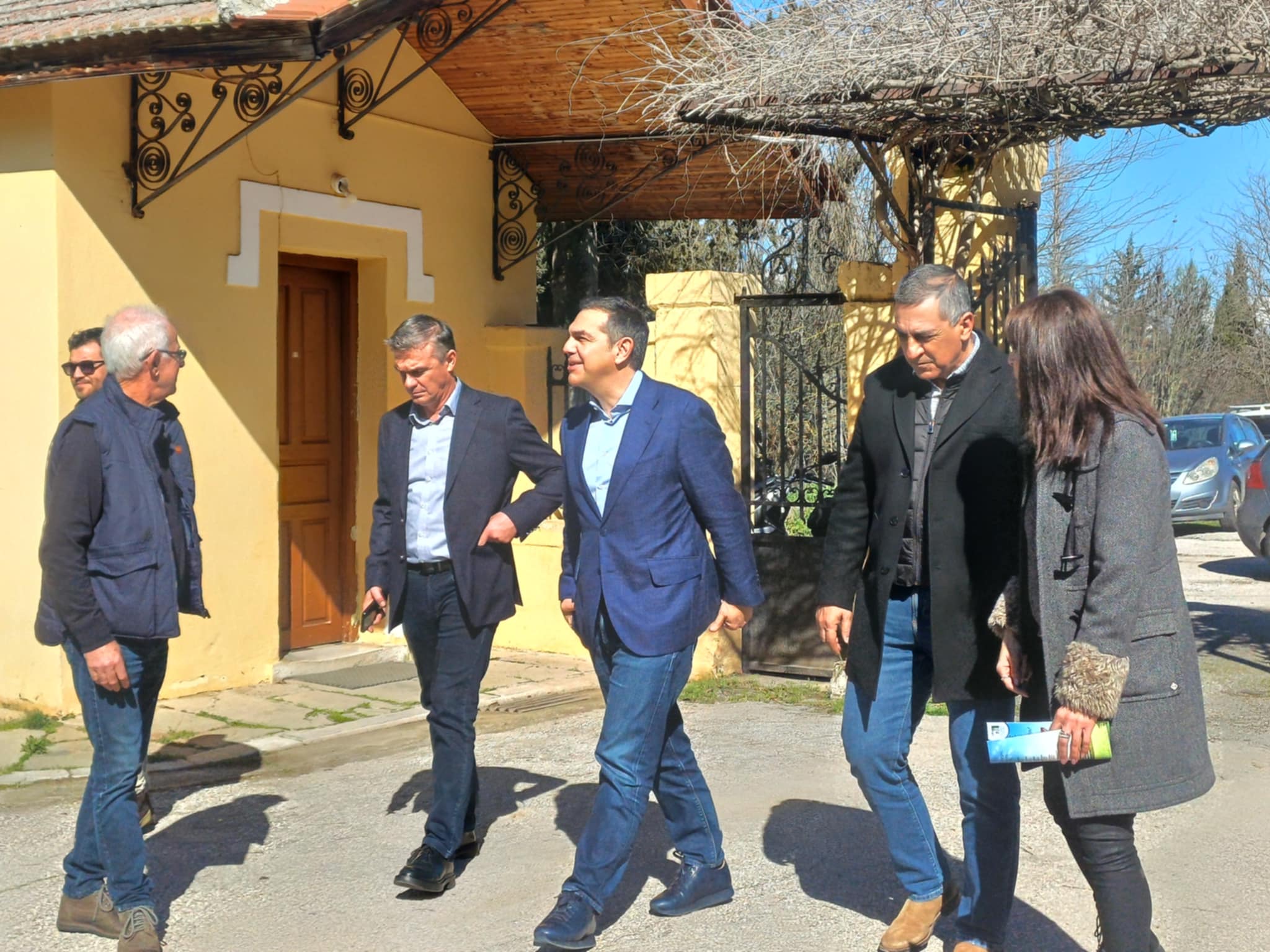 Επίσκεψη Τσίπρα στην Αβερώφειο Γεωργική Σχολή (ΦΩΤΟ+video)