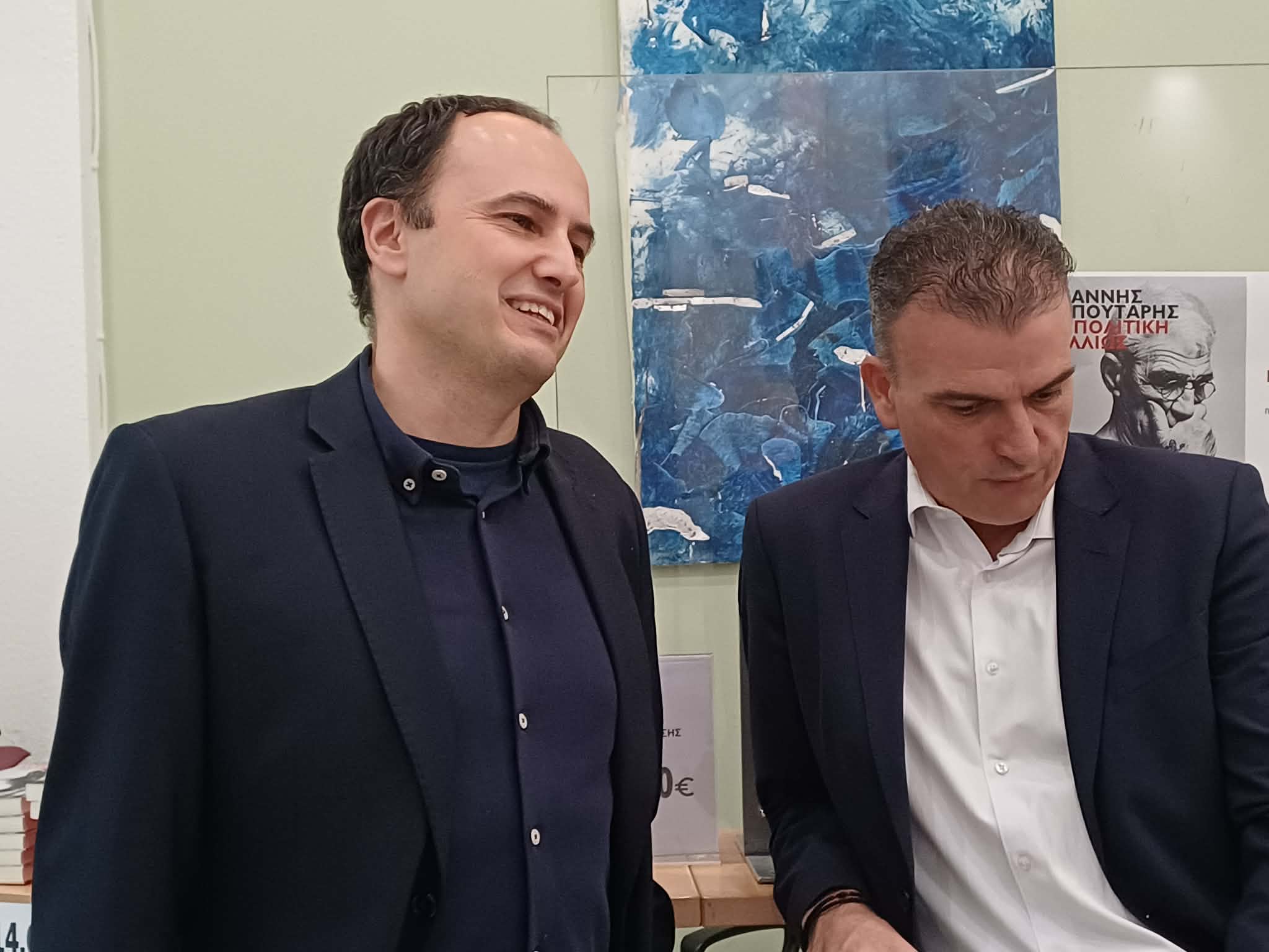 “Γιάννης Μπουτάρης – πολιτική αλλιώς”:  παρουσιάστηκε το βιβλίο του Λεωνίδα Μακρή στη Λάρισα (ΦΩΤΟ)