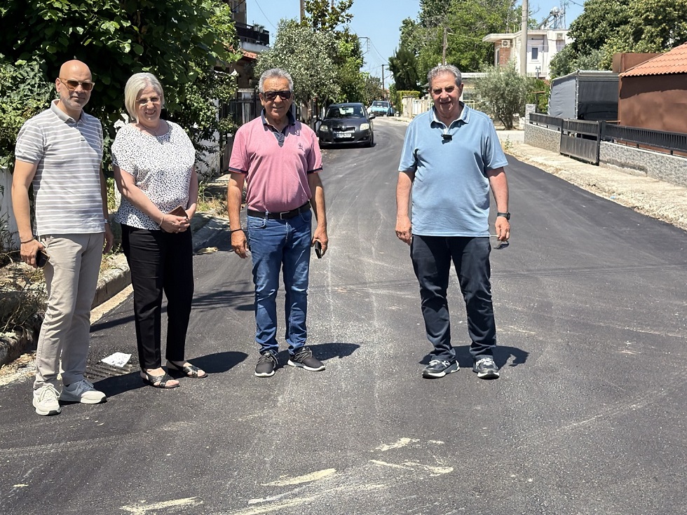 Αυτοψία Εσκίογλου στα έργα αποκατάστασης και ασφαλτόστρωσης οδικών αξόνων στα Φάρσαλα