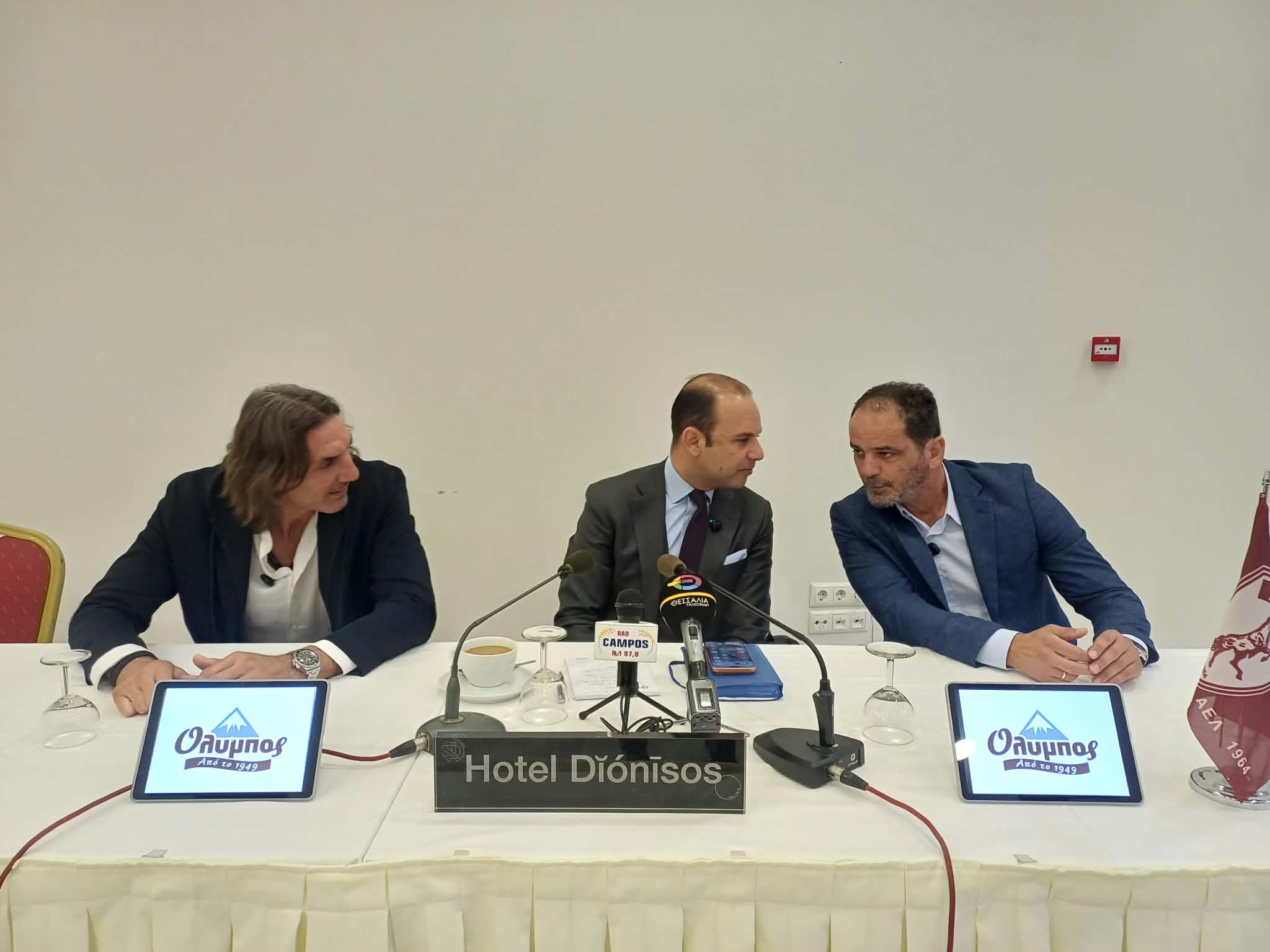 Συνέντευξη τύπου παραχωρεί ο ιδιοκτήτης της ΠΑΕ ΑΕΛ Novibet, Ζήσης Στυλιανός (ΦΩΤΟ)