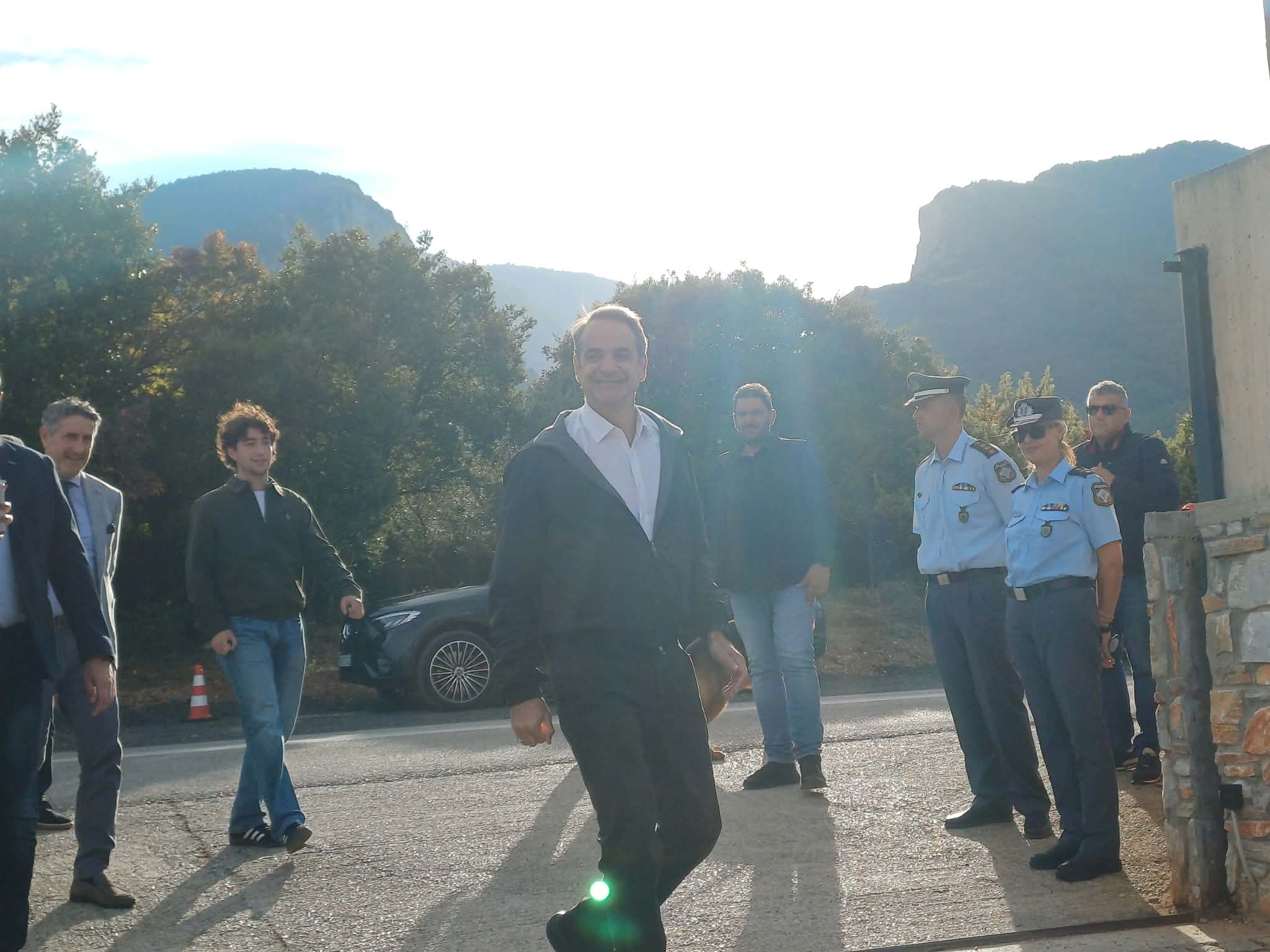 Μητσοτάκης από τον Όλυμπο: «Δεν πρέπει να ξεχνάμε ότι πατάει και στη Θεσσαλία»