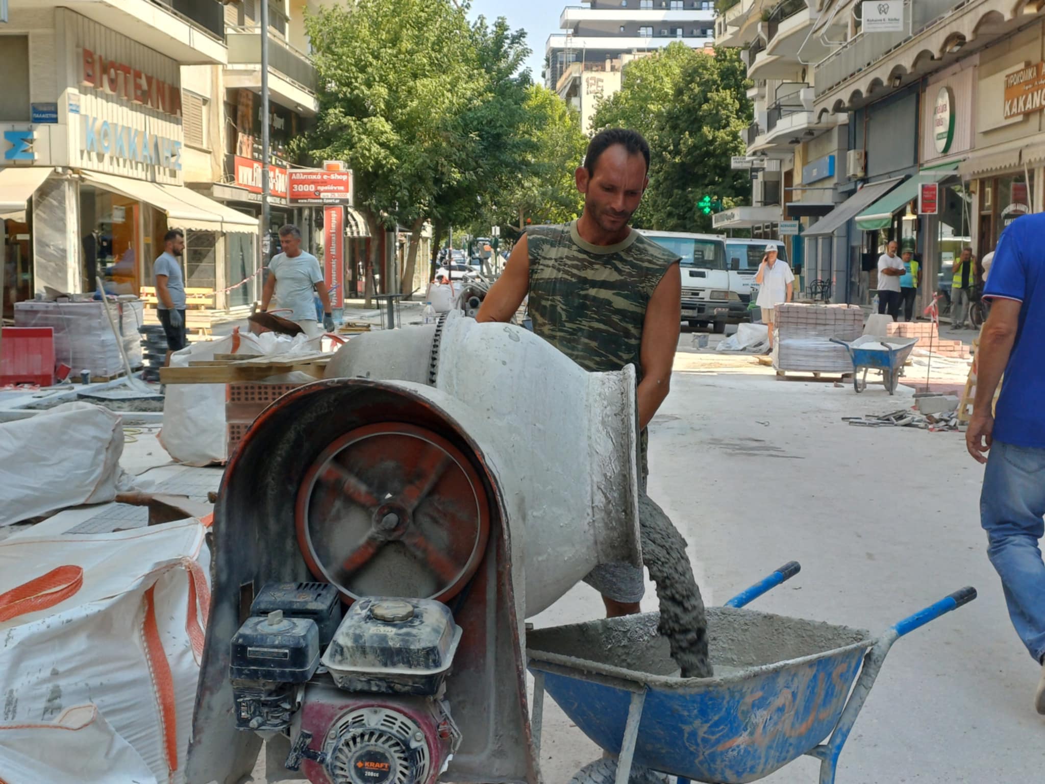 Επίσκεψη Μαμάκου στα εργα της Ανθίμου Γαζή: στόχος της Δημοτικής Αρχής είναι η βελτίωση της καθημερινότητας των πολιτών (ΦΩΤΟ
