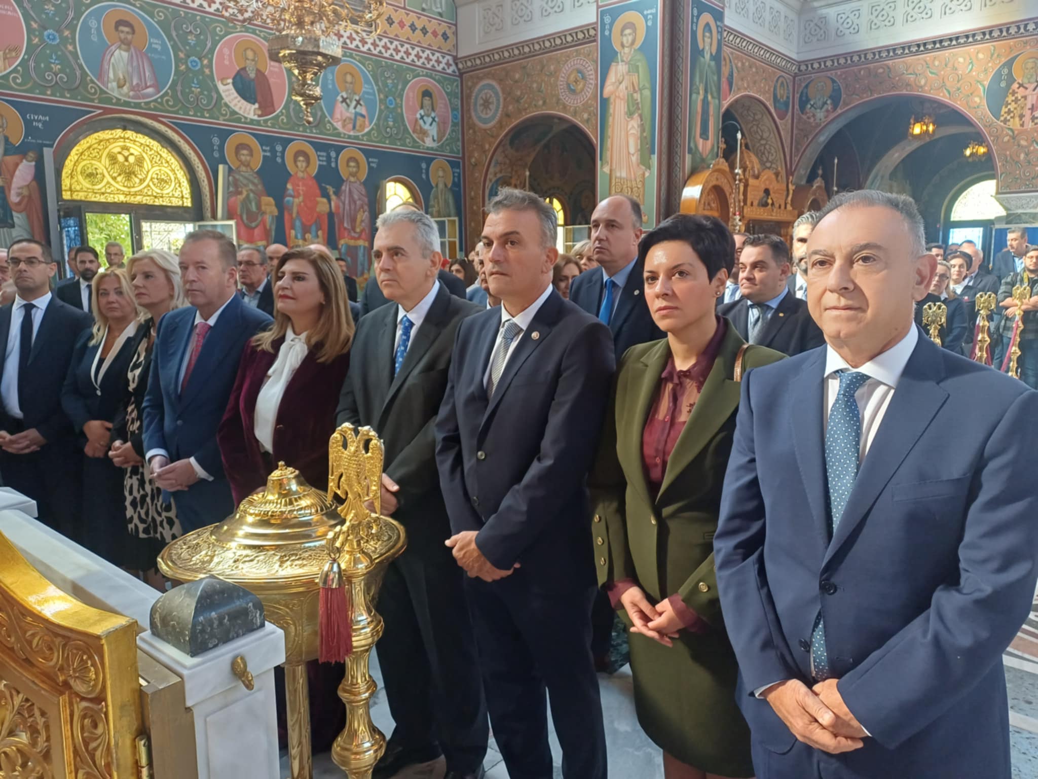 Λαμπρός εορτασμός στη Λάρισα: Πανηγυρικής  δοξολογία στον Άγιο Αχίλλιο για την επέτειο του ΟΧΙ (ΦΩΤΟ+video)