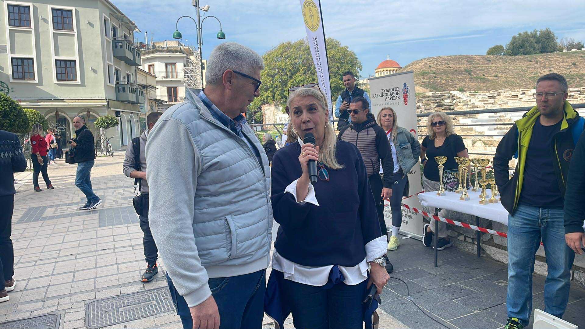 Λάρισα: « 2ος Αγώνας γΙα ΖΩΗ»-δόθηκε  εκκίνηση μπροστά από το αρχαίο θεάτρο