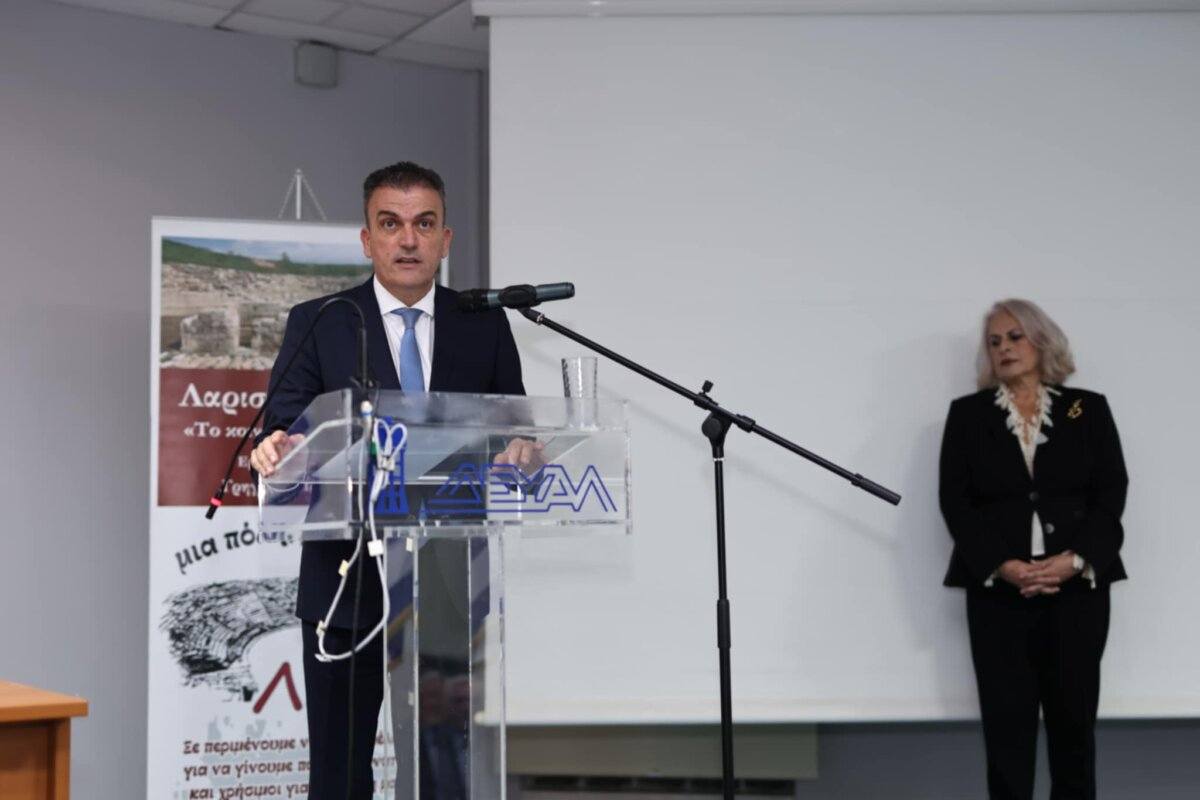 Δριμεία κριτική Βαληνάκη στην κυβέρνηση από τη Λάρισα για την ακολουθούμενη πολιτική απέναντι στην Τουρκία (ΦΩΤΟ)