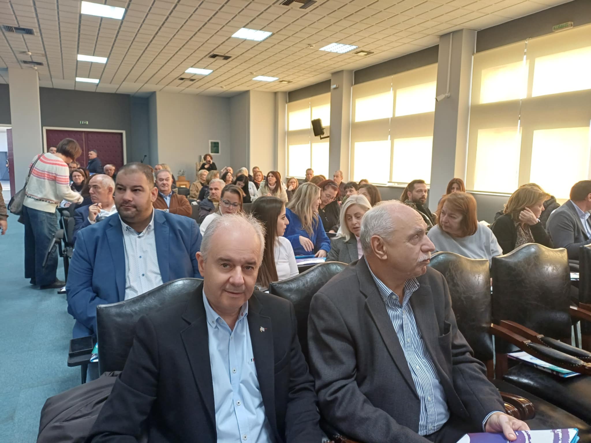 Εκδήλωση στη Λάρισα  παρουσία Λέκκα  για την αντιμετώπιση κλιματικών κινδύνων (ΦΩΤΟ)